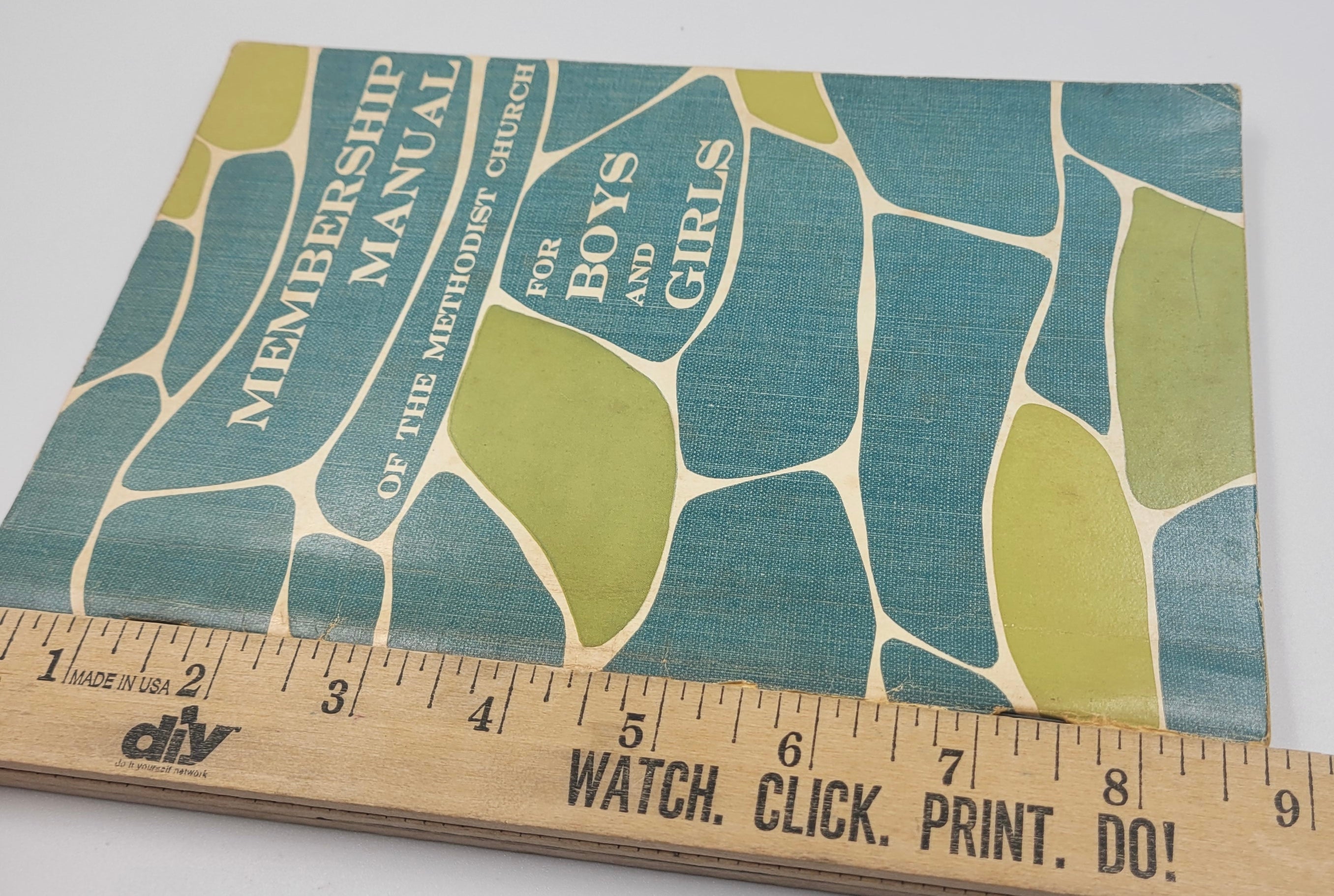 1964 Methodist Church Membership Manual for Boys & Girls – Vintage Religious Guide