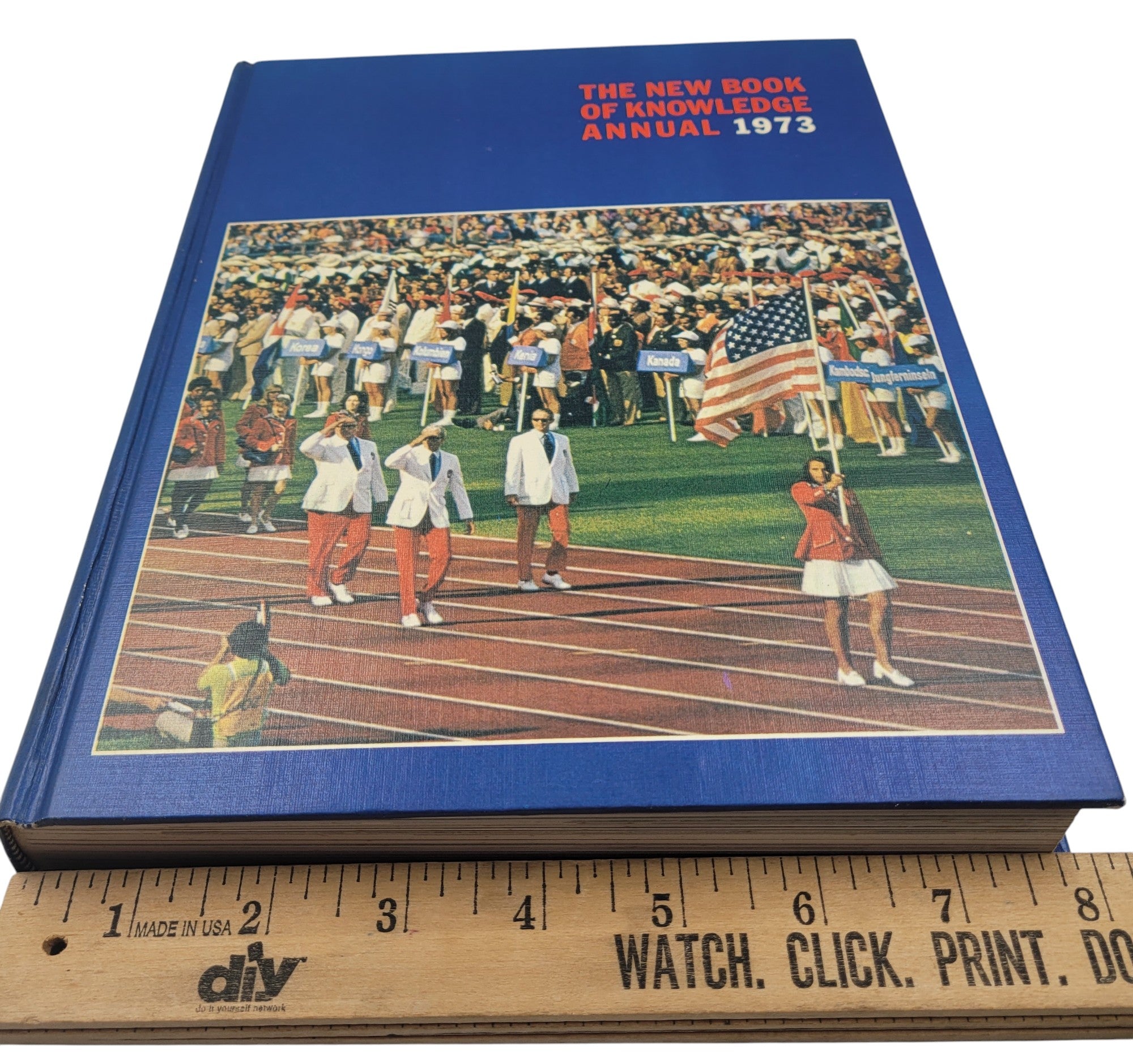 The New Book of Knowledge Annual – 1973 by Grolier | Events of 1972