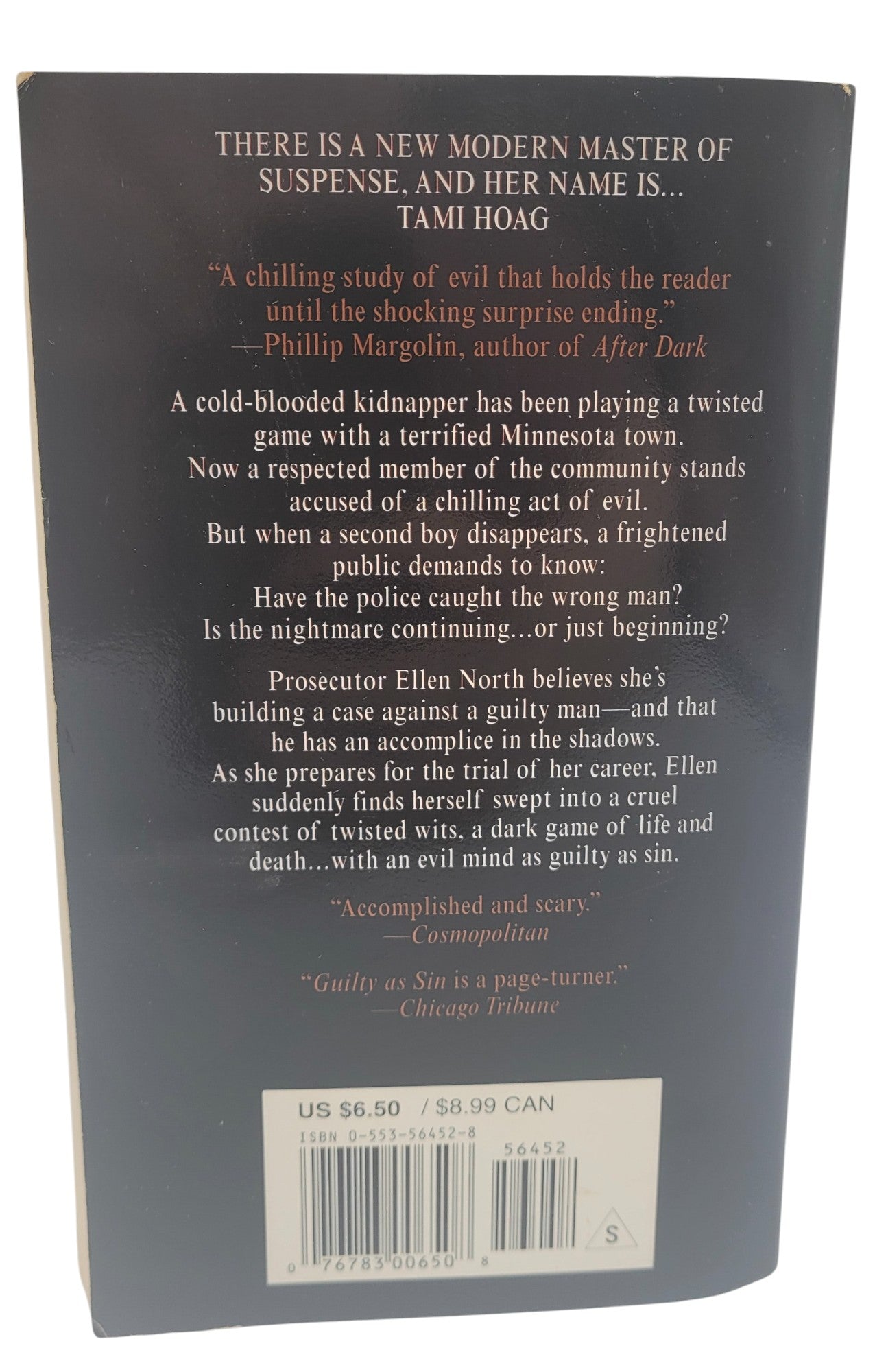 Guilty as Sin by Tami Hoag – 1997 Bantam Paperback Legal Thriller Bestseller