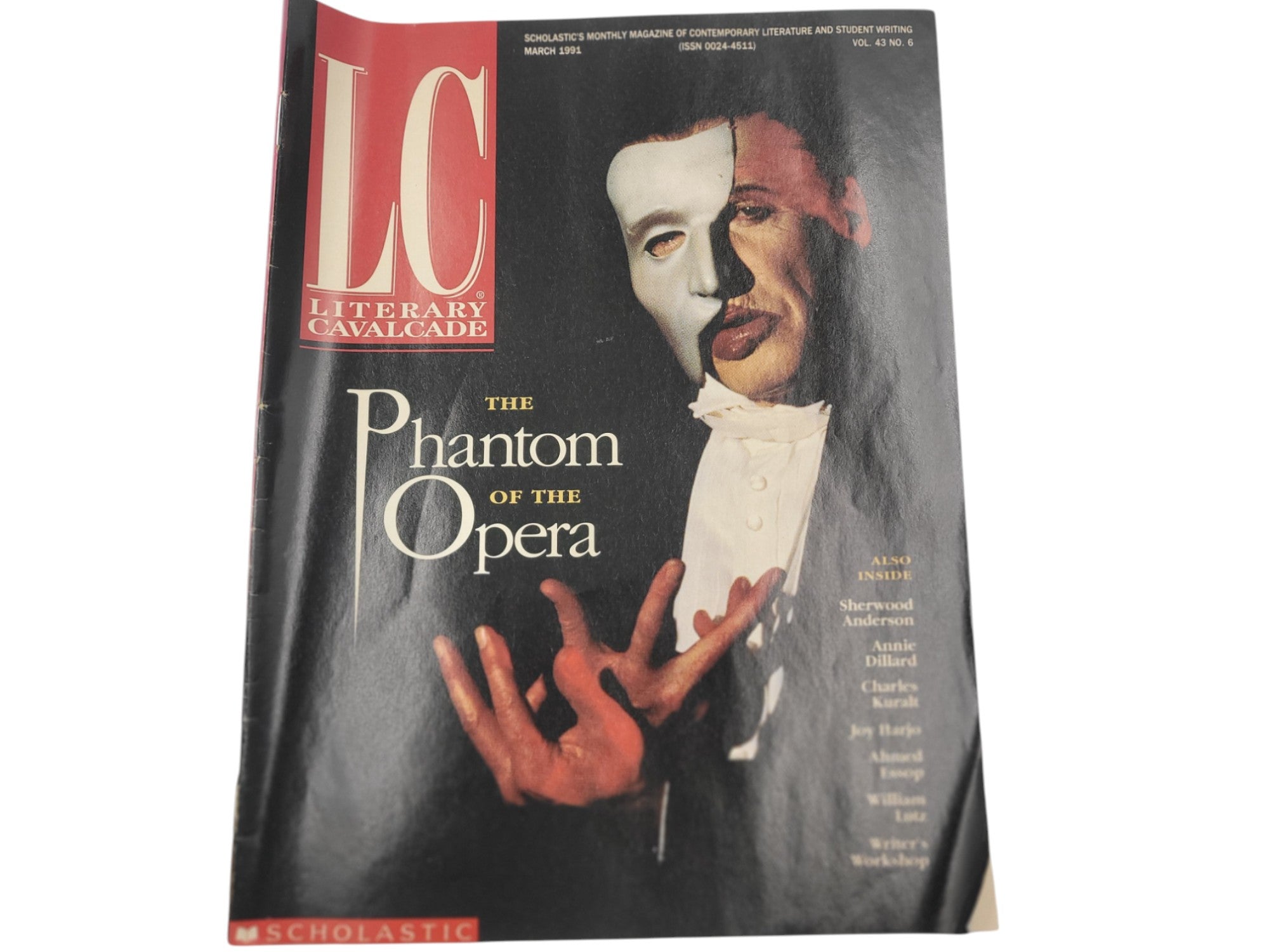 Literary Cavalcade – March 1991 – Scholastic Magazine of Contemporary Literature & Student Writing