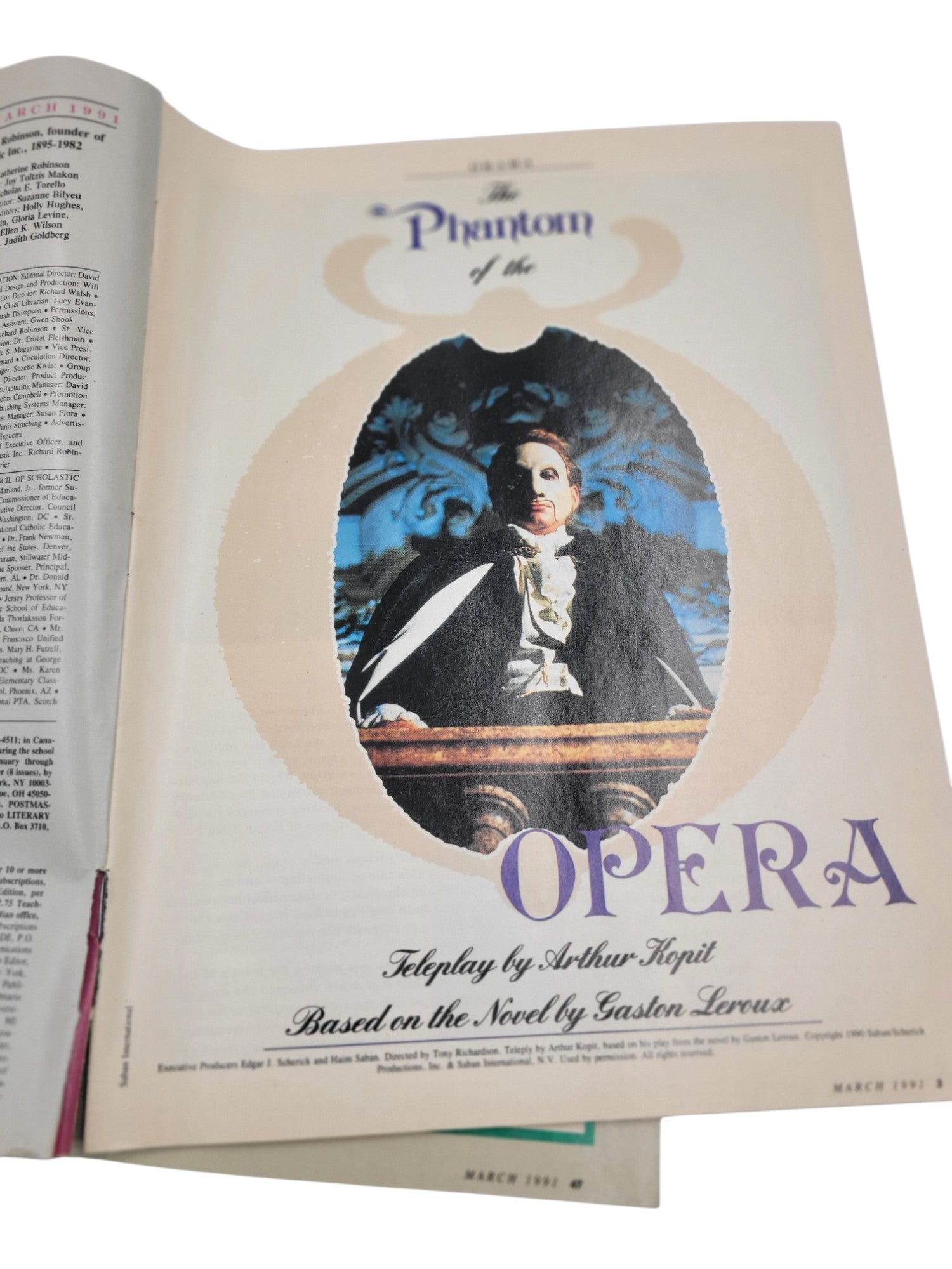 Literary Cavalcade – March 1991 – Scholastic Magazine of Contemporary Literature & Student Writing
