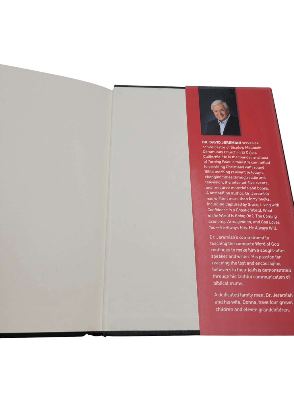 What Are You Afraid Of? Facing Down Your Fears with Faith by Dr. David Jeremiah (2013, Hardcover)