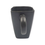 Galaxy Jade Mug by Baum Brothers – Square Brown Ceramic with Green Interior