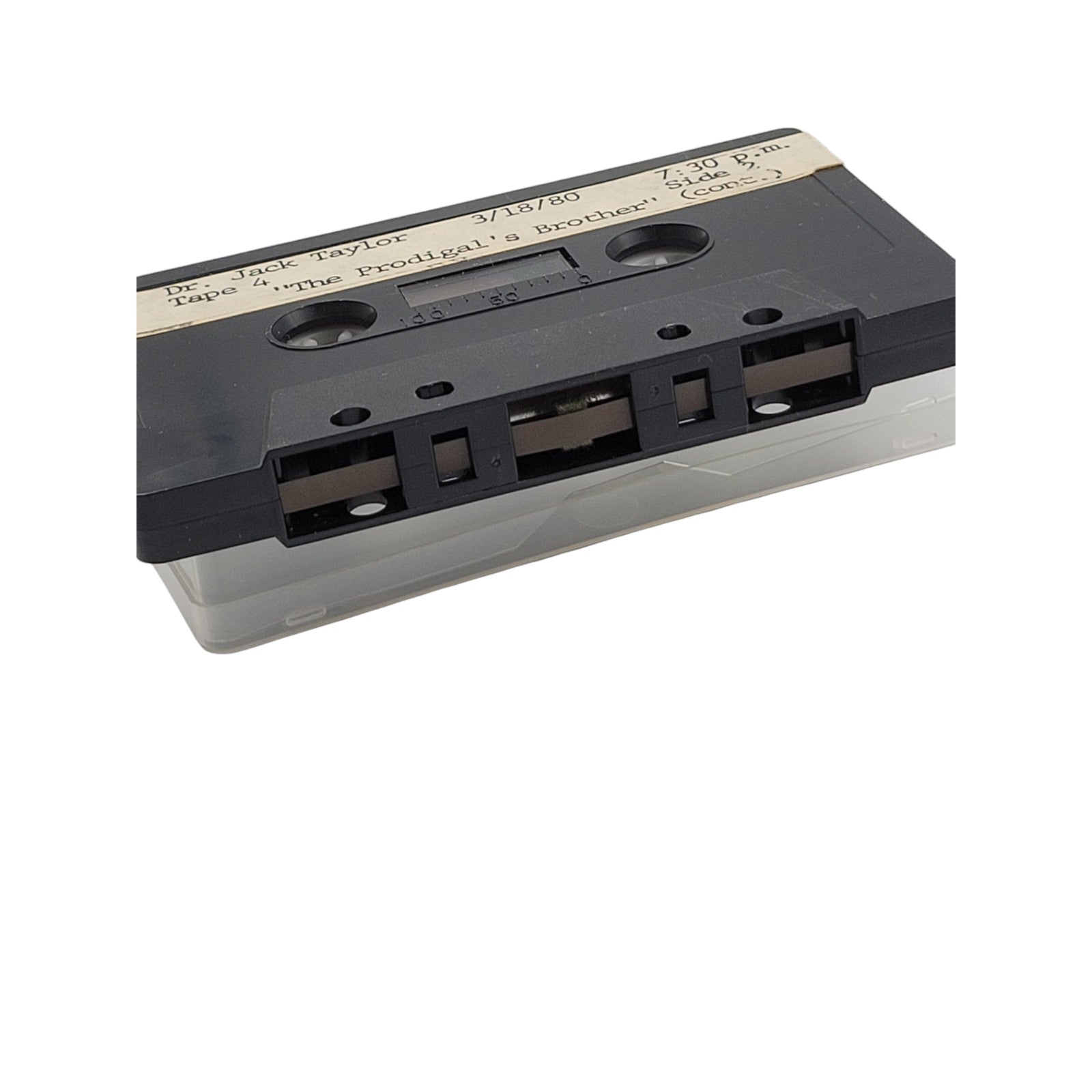 Dr. Jack Taylor 1980 Sermon Cassette – “The Prodigal’s Brother” Tape 4