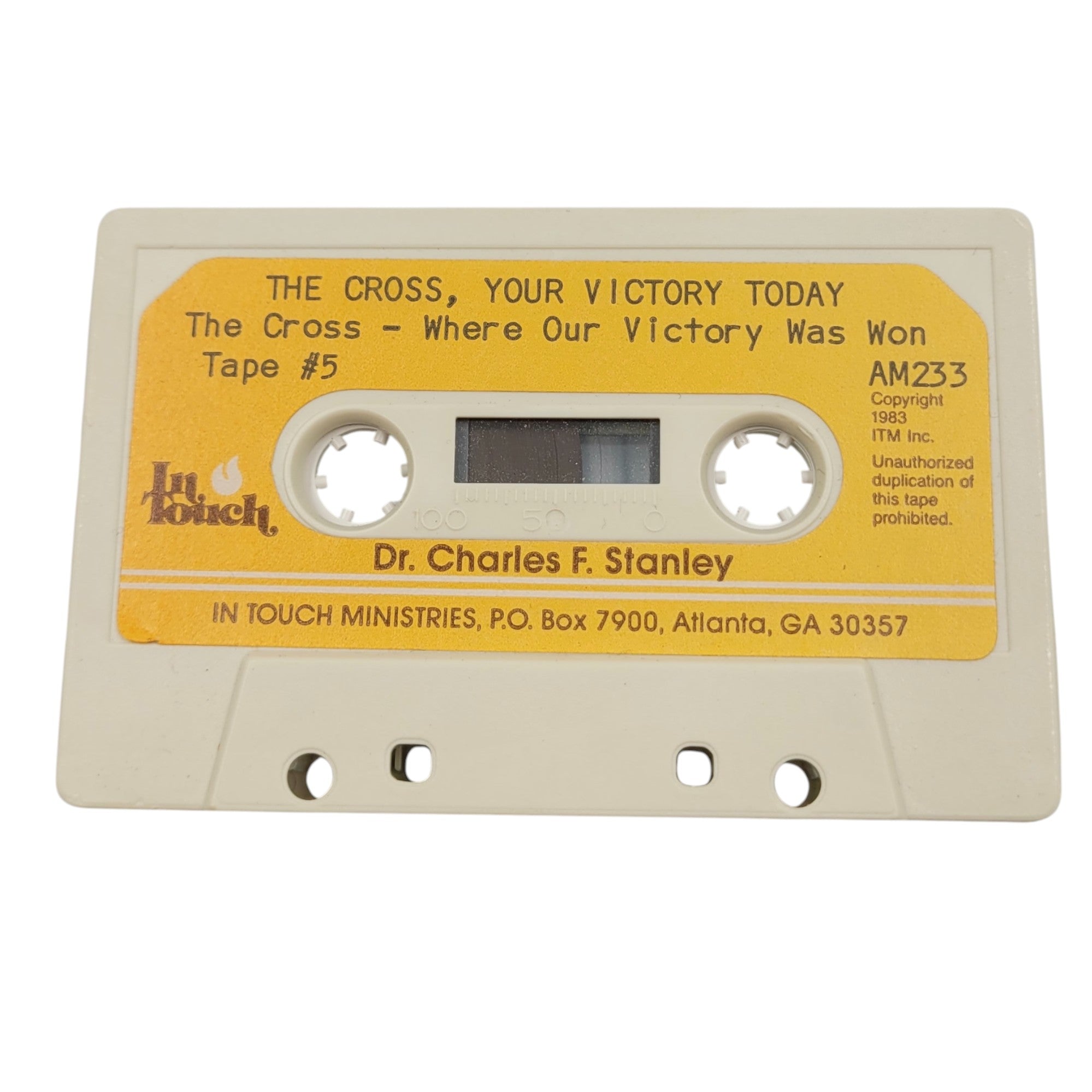 The Cross, Your Victory Today – Sermon Tape #5 by Dr. Charles F. Stanley (1983, In Touch Ministries)
