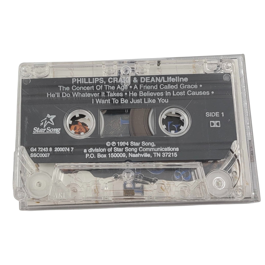 Phillips, Craig & Dean – Lifeline (Vintage Christian Worship Cassette, Tested)