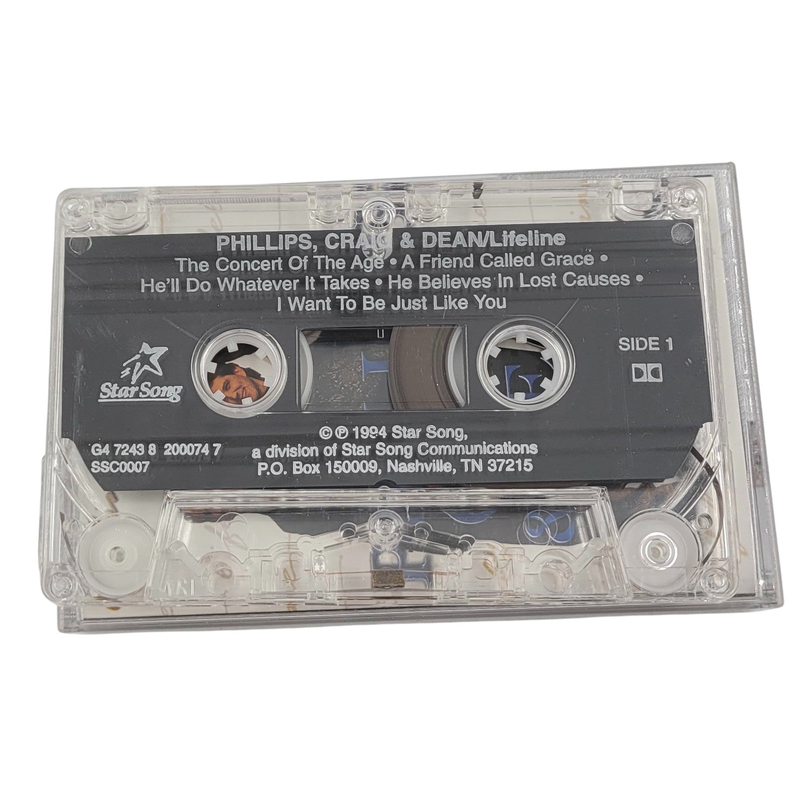 Phillips, Craig & Dean – Lifeline (Vintage Christian Worship Cassette, Tested)
