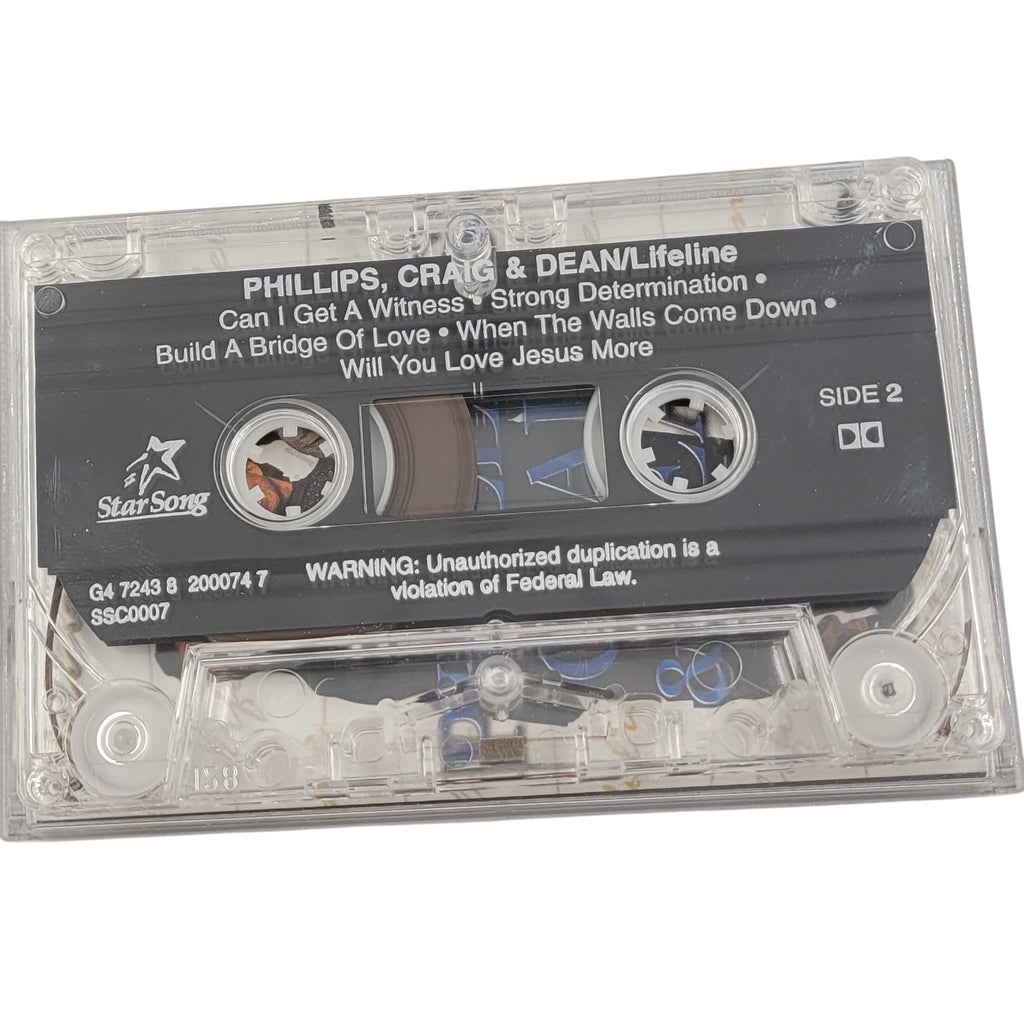 Phillips, Craig & Dean – Lifeline (Vintage Christian Worship Cassette, Tested)