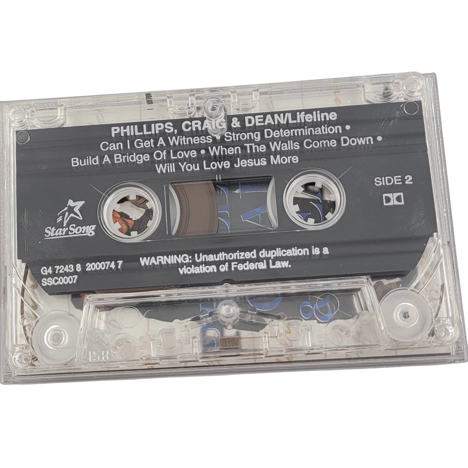 Phillips, Craig & Dean – Lifeline (Vintage Christian Worship Cassette, Tested)