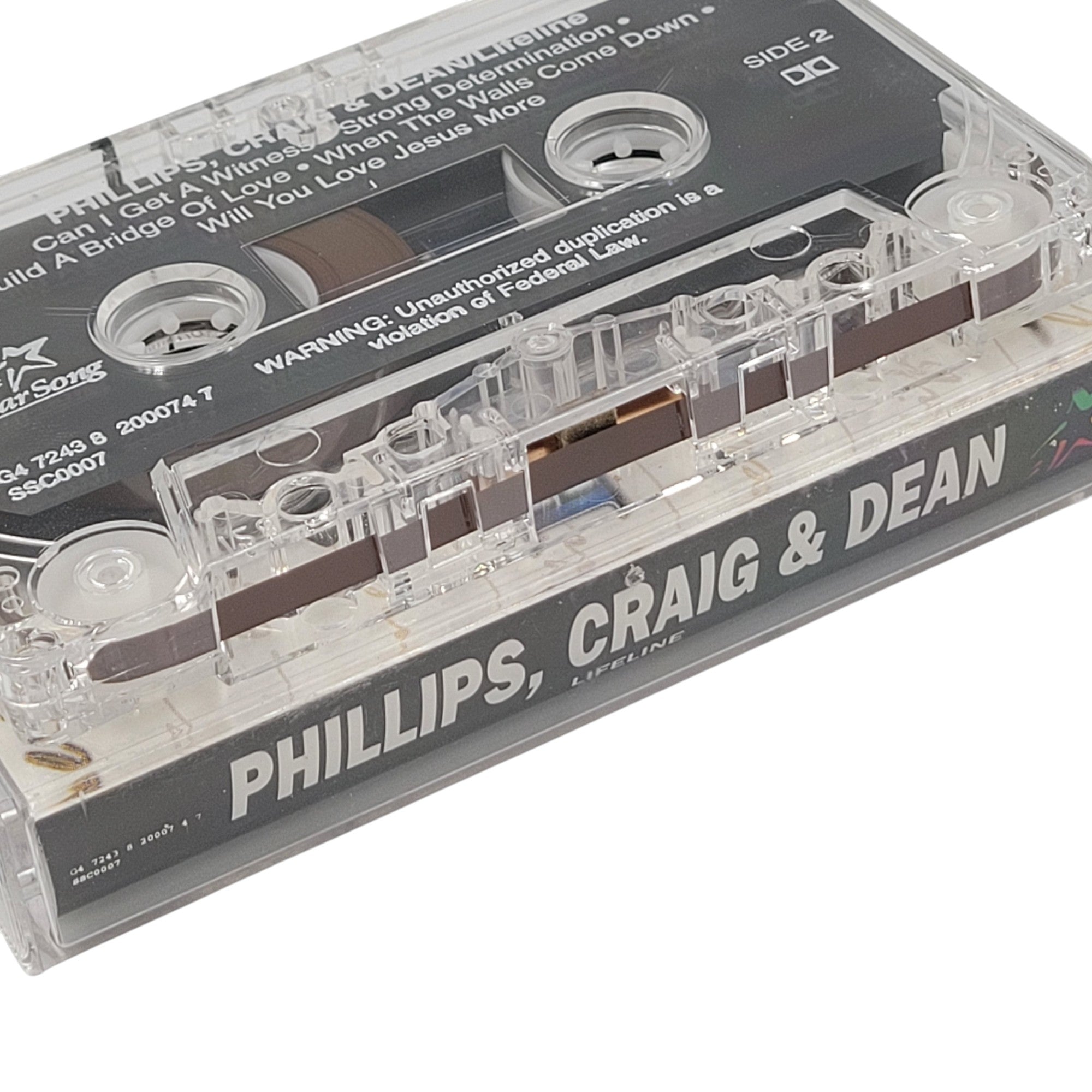 Phillips, Craig & Dean – Lifeline (Vintage Christian Worship Cassette, Tested)