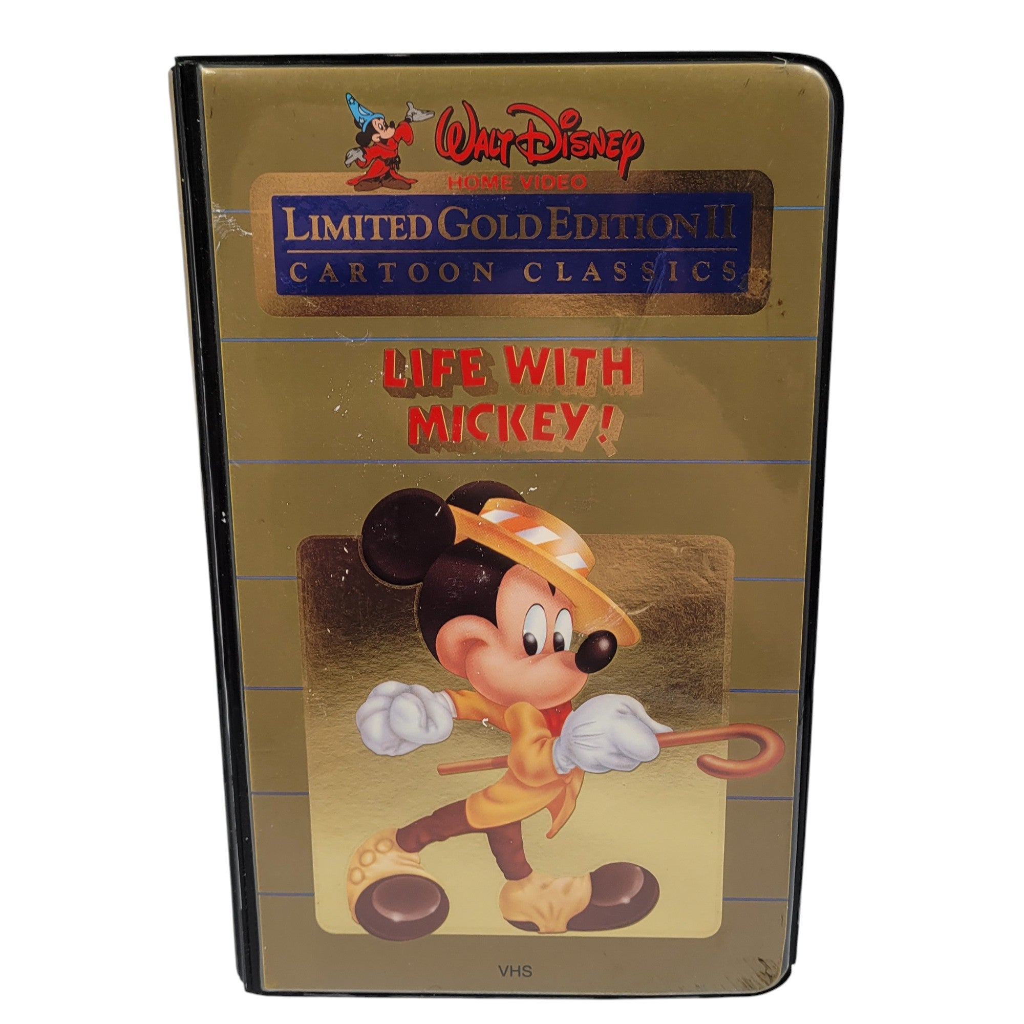 Life with Mickey! – Walt Disney Limited Gold Edition II VHS (Tested, Works)