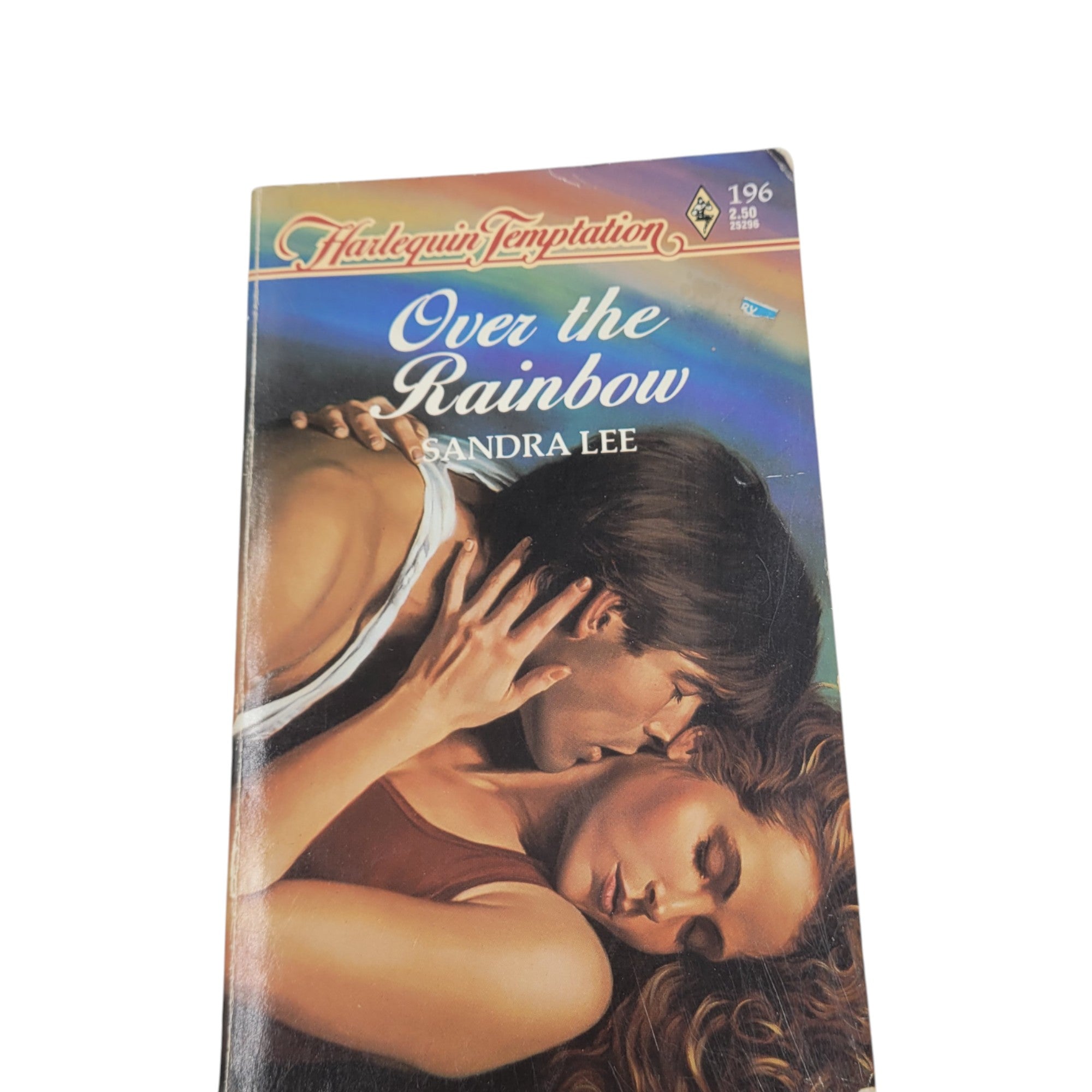 Over the Rainbow by Sandra Lee — Harlequin Temptation #196 (1995 Vintage Romance Paperback)