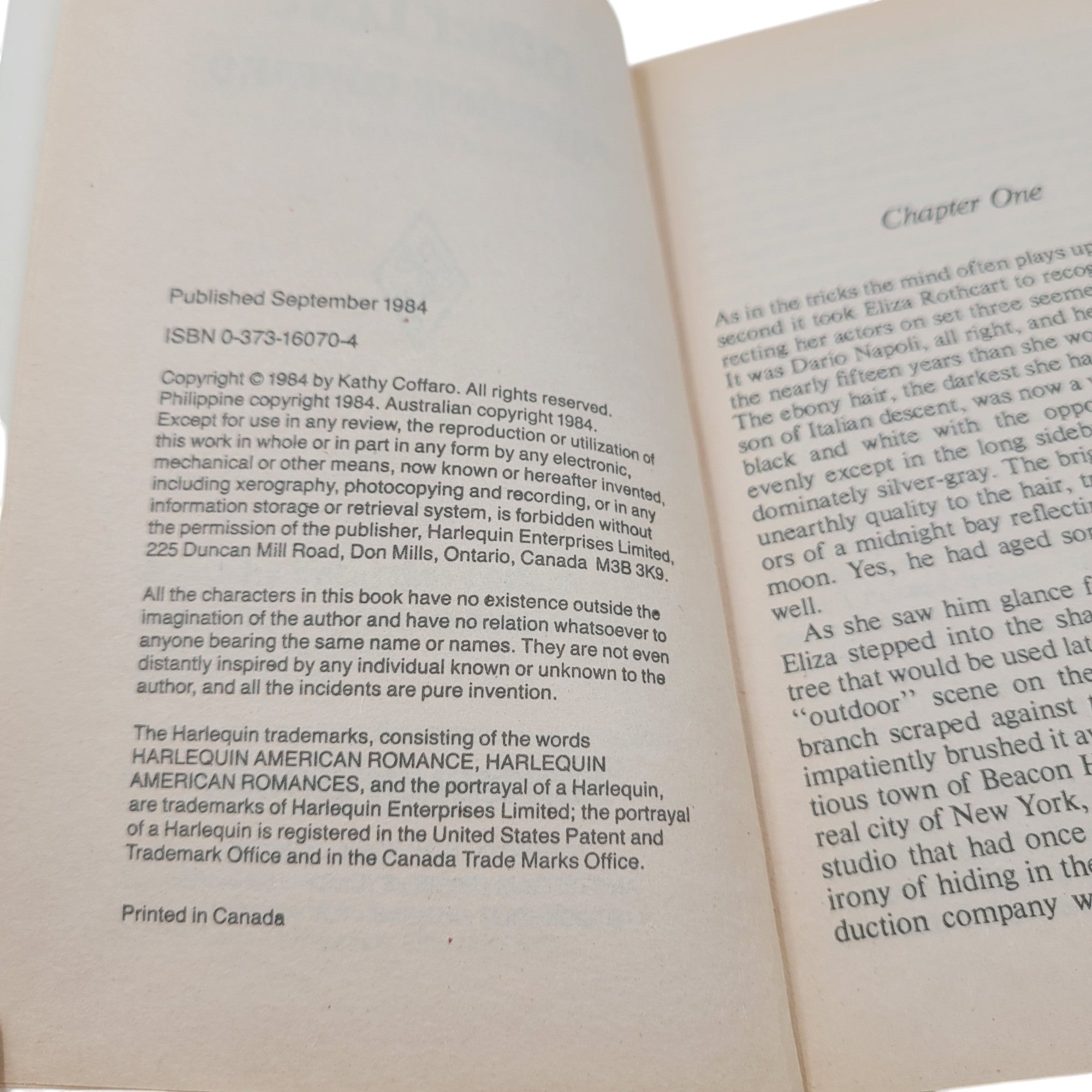 No Other Love by Katherine Coffaro – Harlequin American Romance (1984)