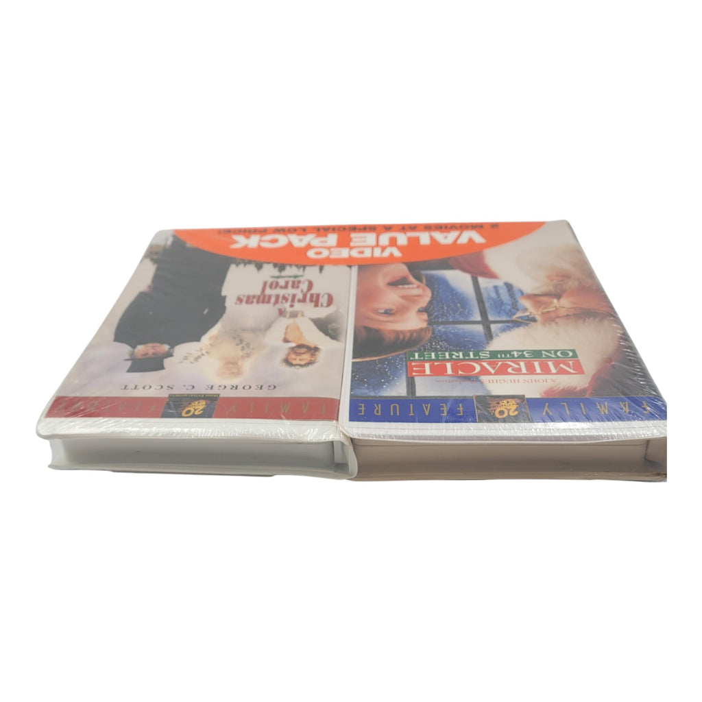 Miracle on 34th Street & A Christmas Carol – Sealed VHS Holiday Value Pack