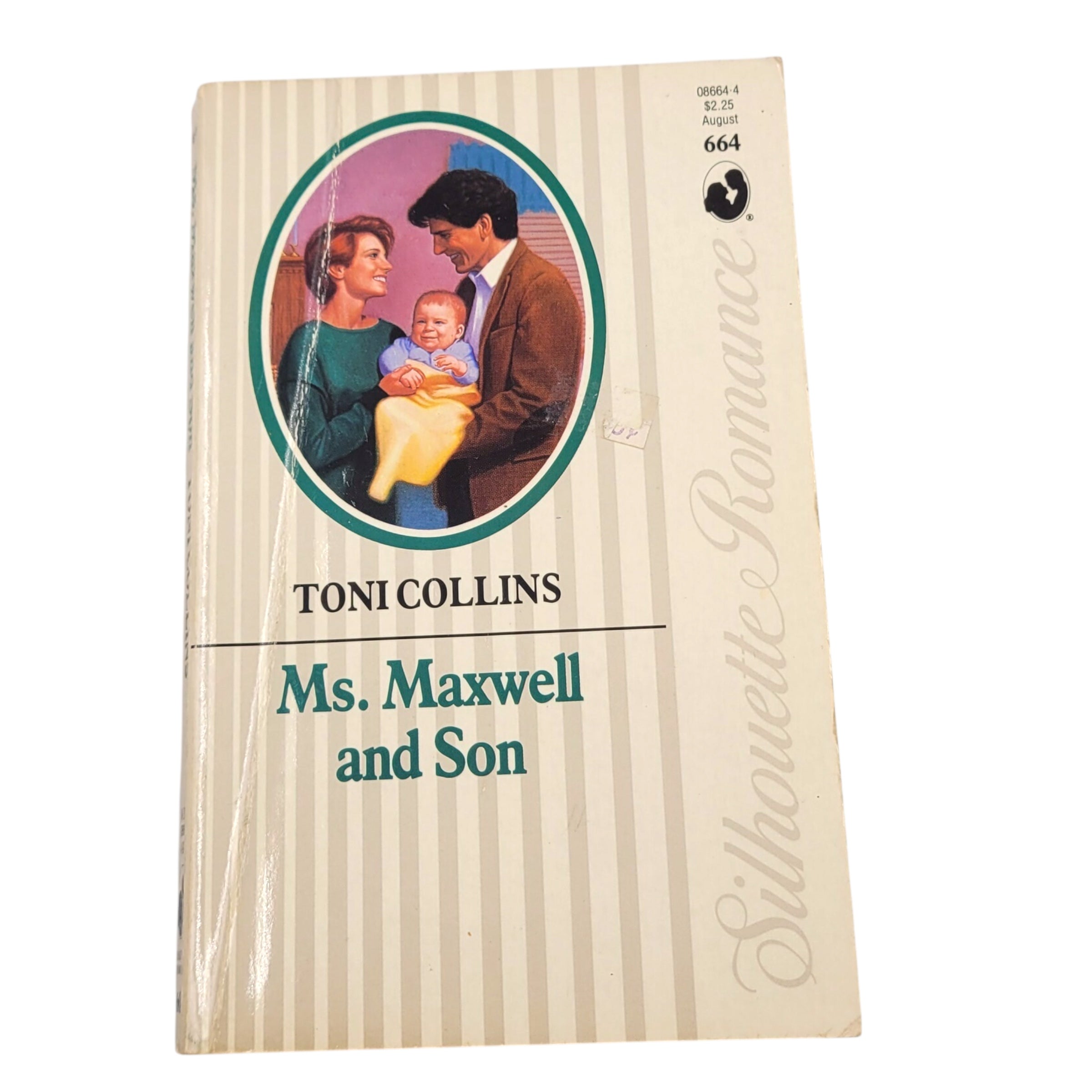 Ms. Maxwell and Son by Toni Collins – Silhouette Romance #664 – Vintage 1989 Paperback