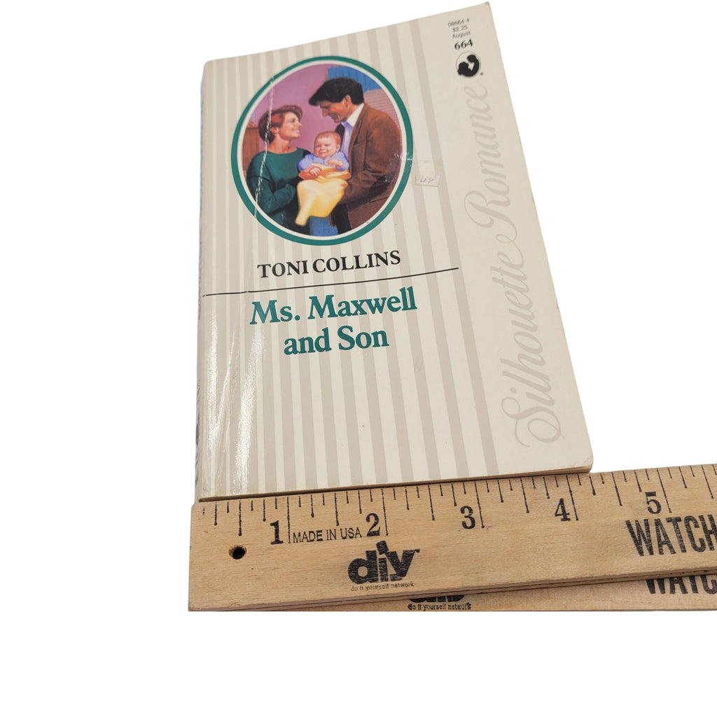 Ms. Maxwell and Son by Toni Collins – Silhouette Romance #664 – Vintage 1989 Paperback
