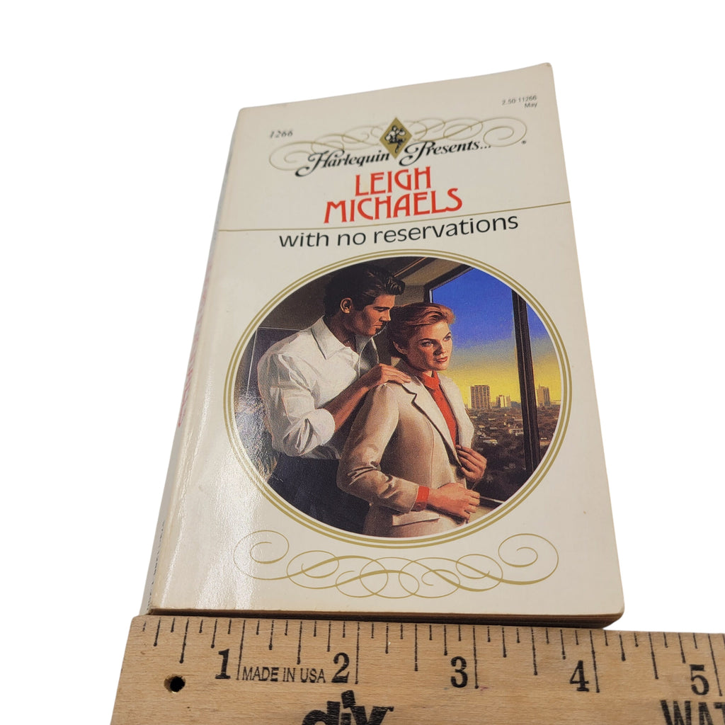 With No Reservations by Leigh Michaels – Harlequin Romance First Edition 1990