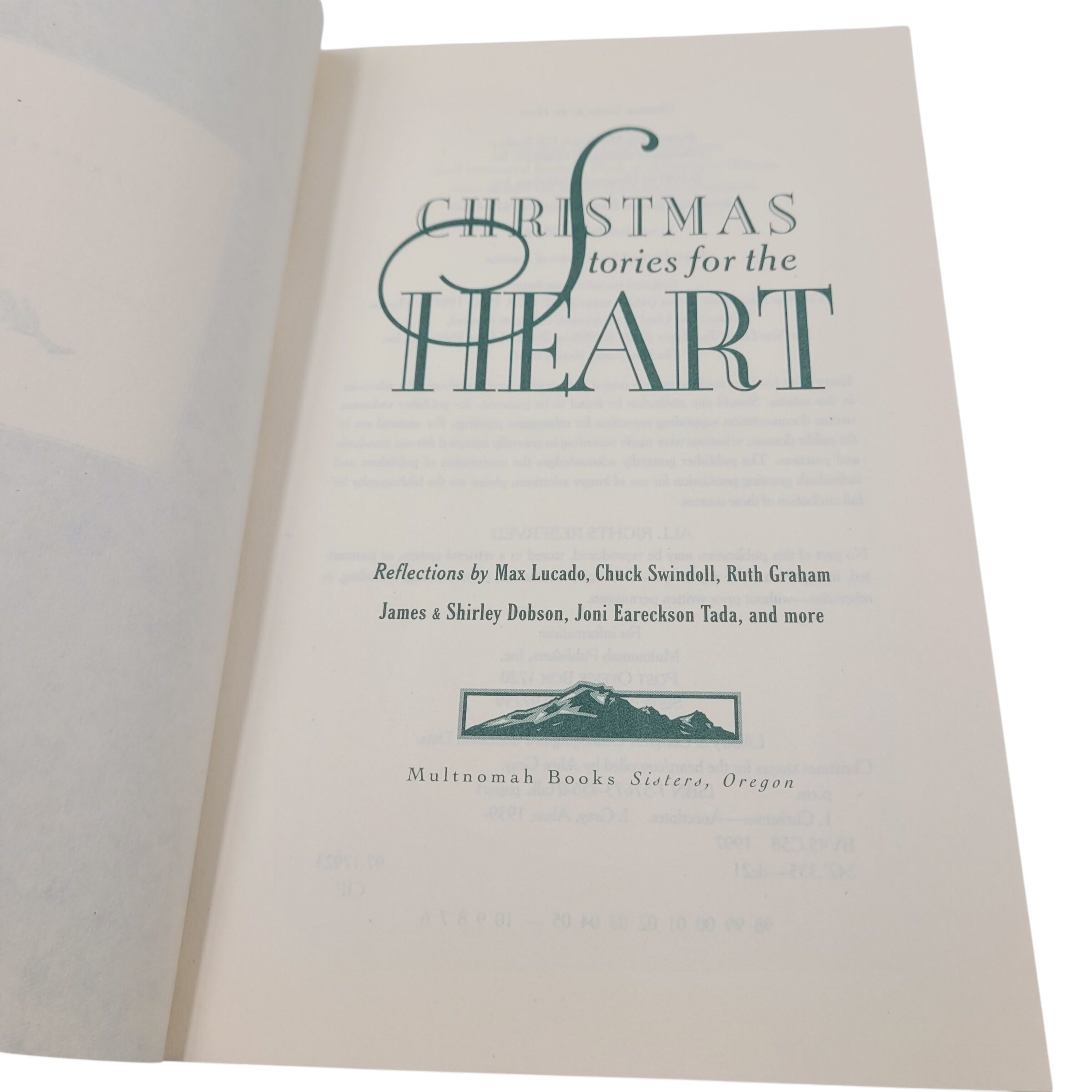 Christmas Stories for the Heart – Alice Gray (1997 Vintage Paperback)