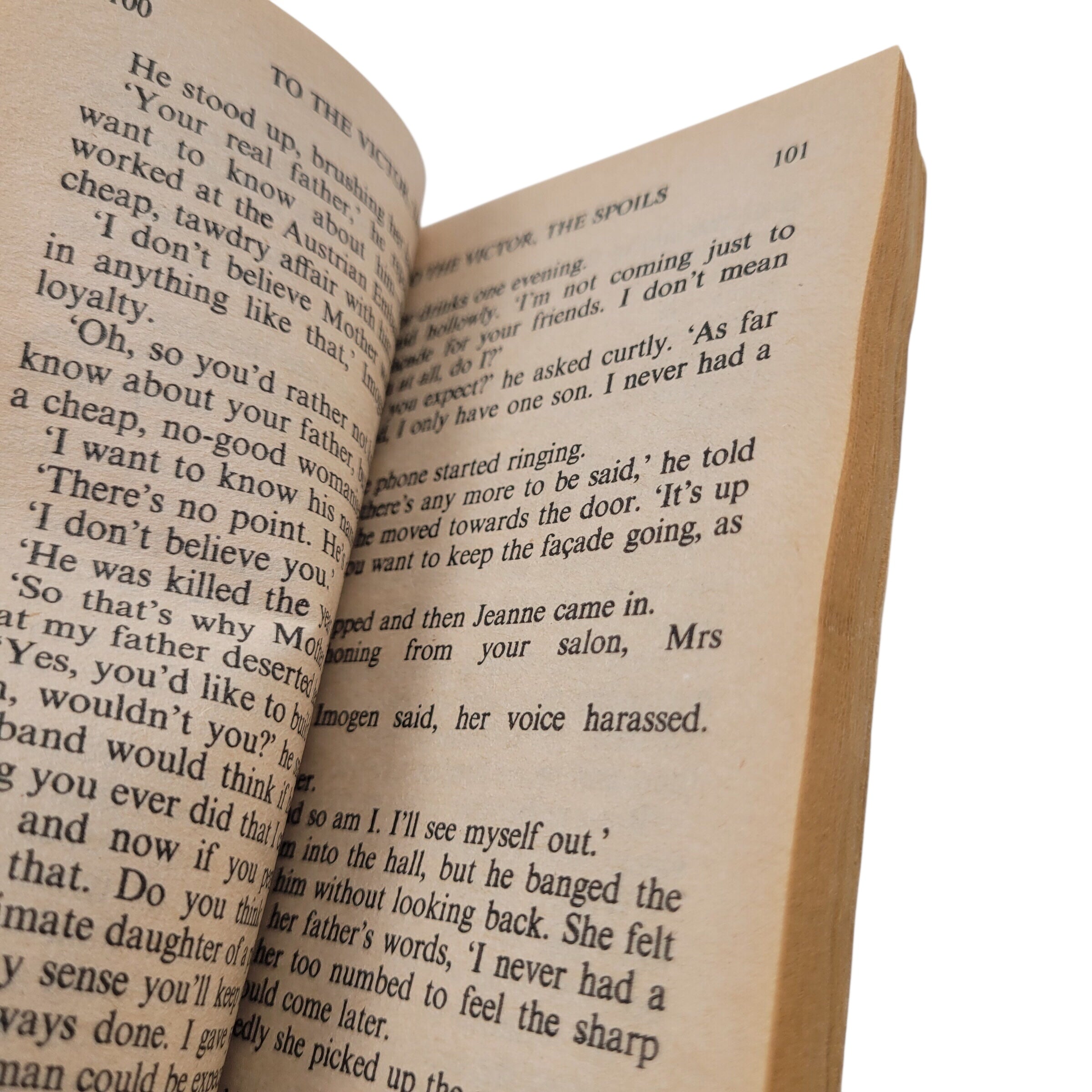 To the Victor, the Spoils – Vintage Paperback Romance by Jenny Arden (1988)