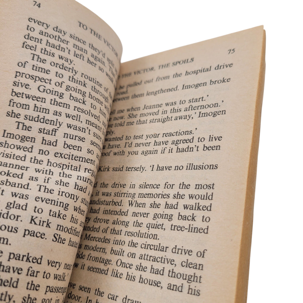 To the Victor, the Spoils – Vintage Paperback Romance by Jenny Arden (1988)
