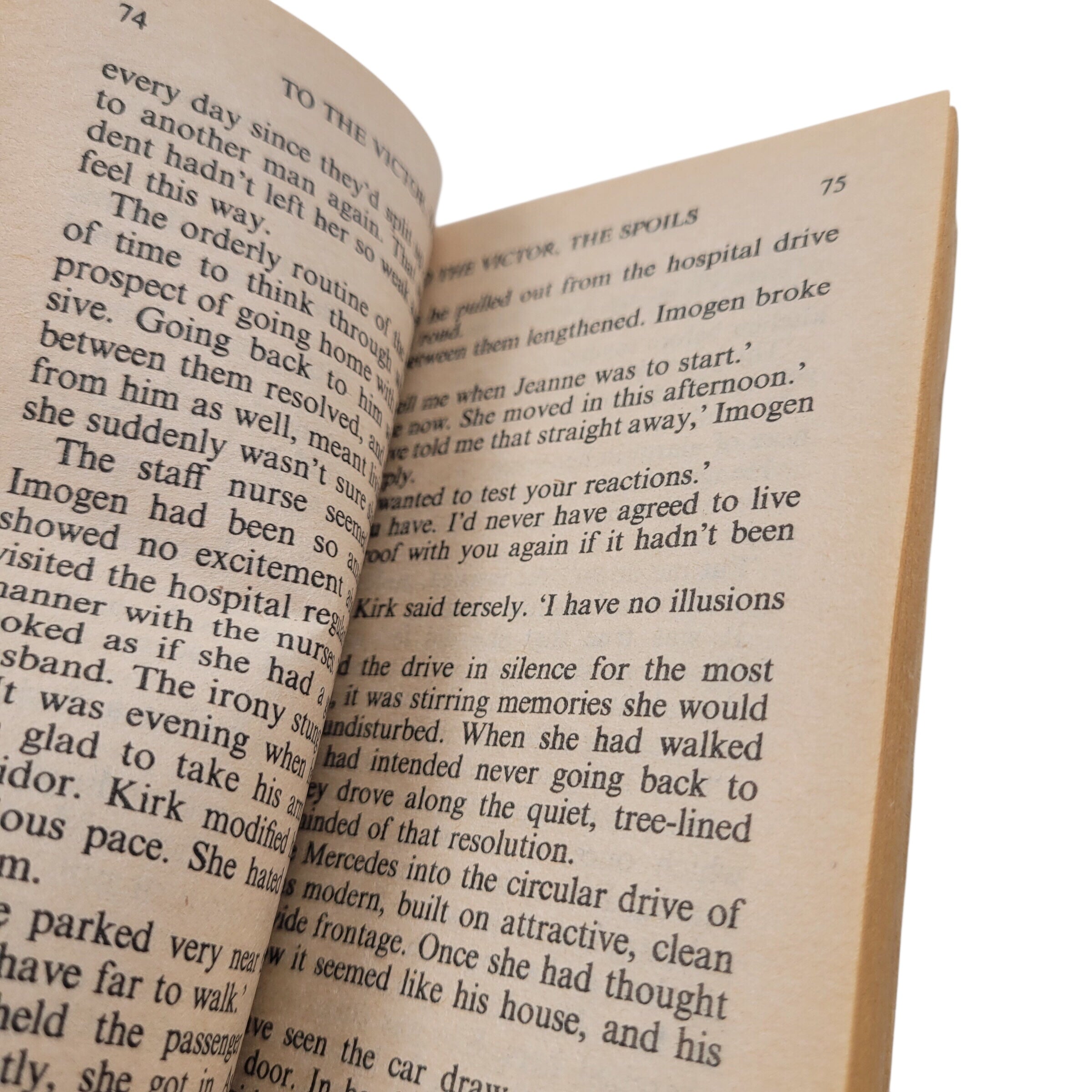 To the Victor, the Spoils – Vintage Paperback Romance by Jenny Arden (1988)