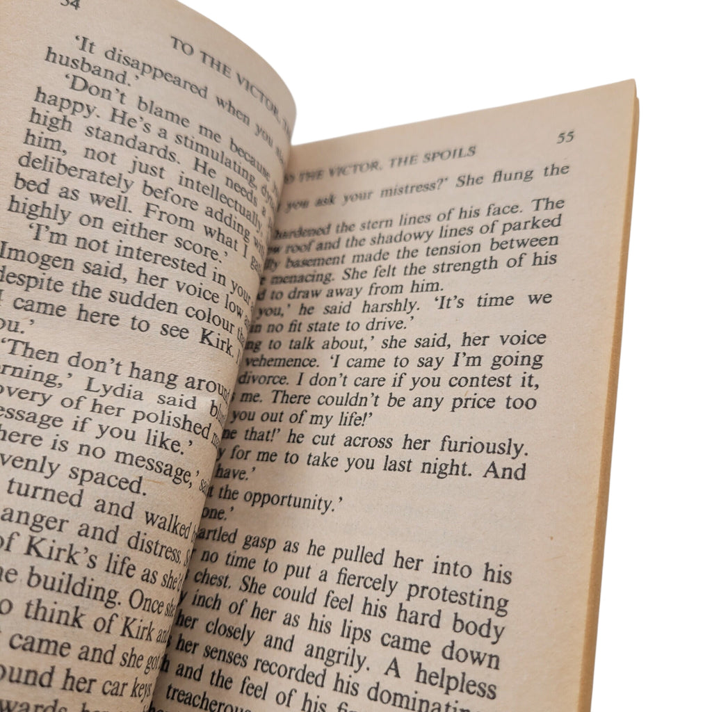 To the Victor, the Spoils – Vintage Paperback Romance by Jenny Arden (1988)