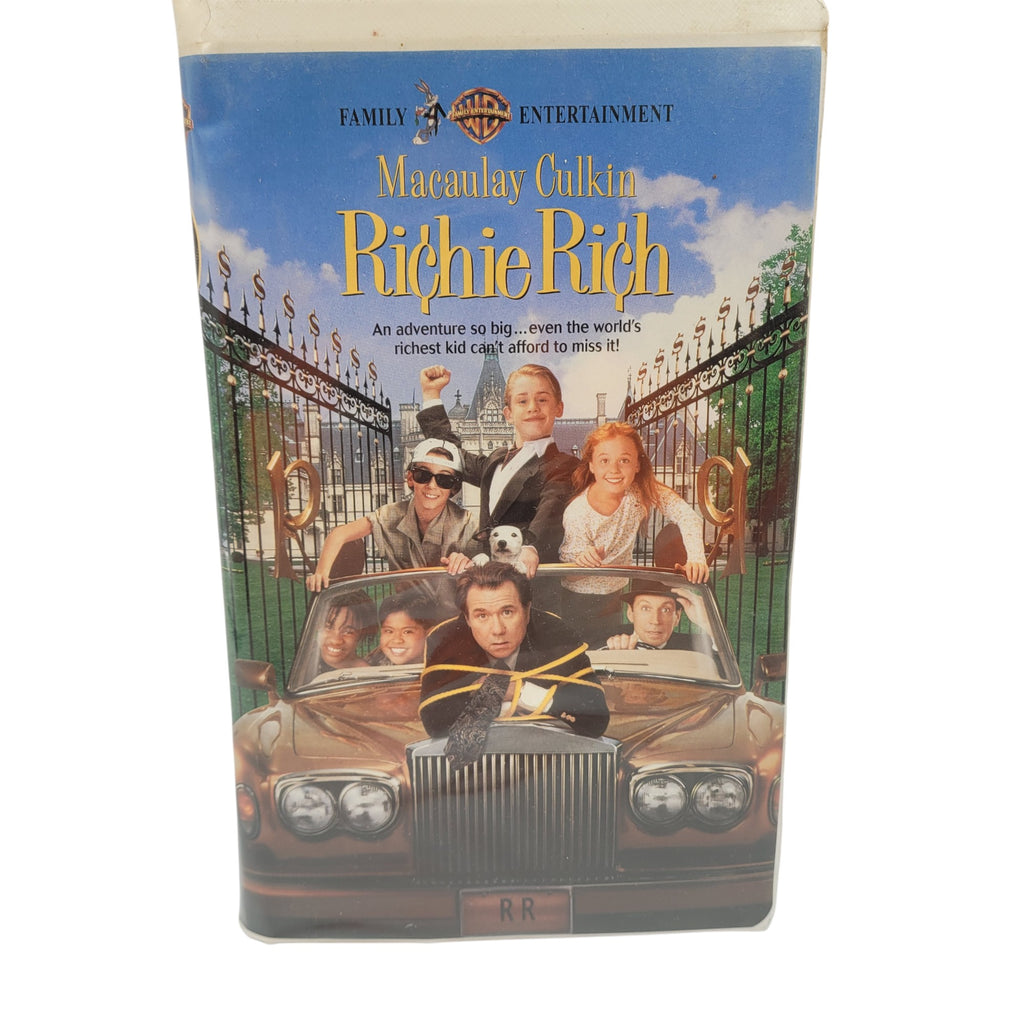 Richie Rich VHS (1994) – Macaulay Culkin Family Comedy – Vintage Collectible