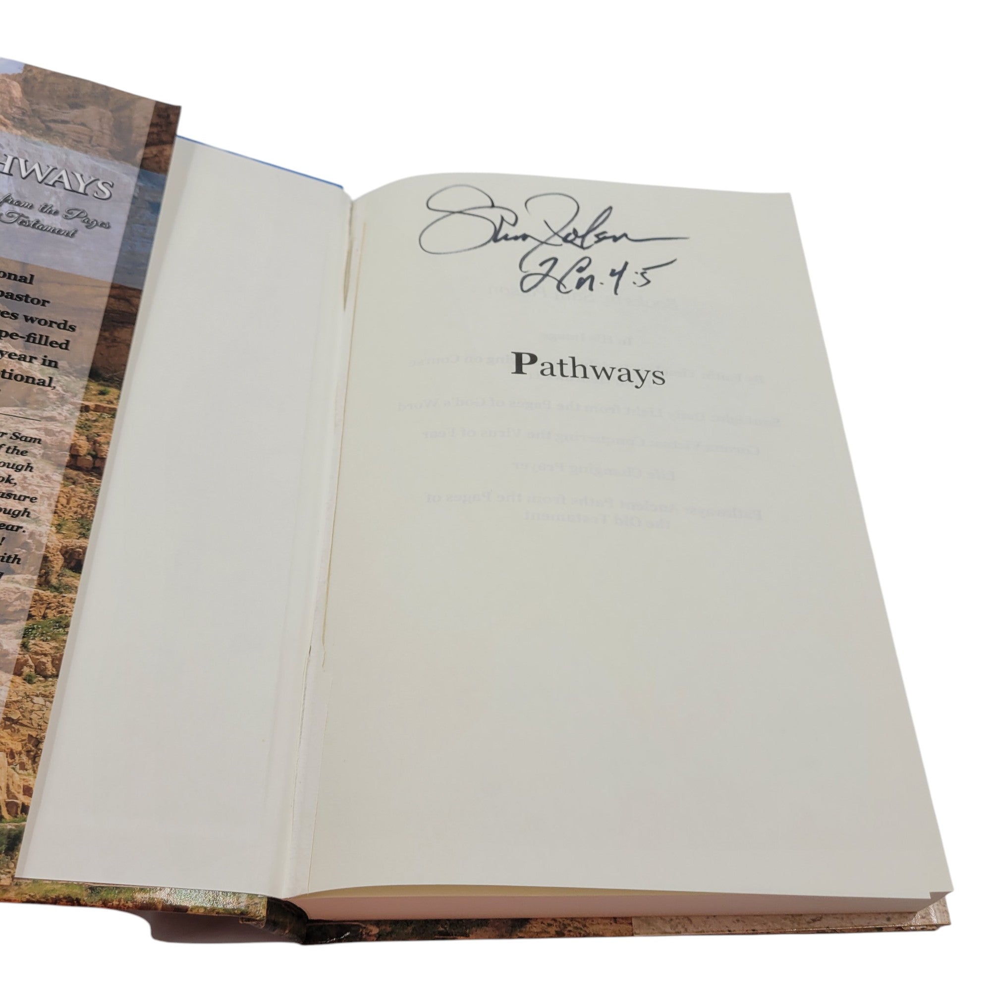 Pathways: Ancient Paths from the Pages of the Old Testament – Signed First Edition