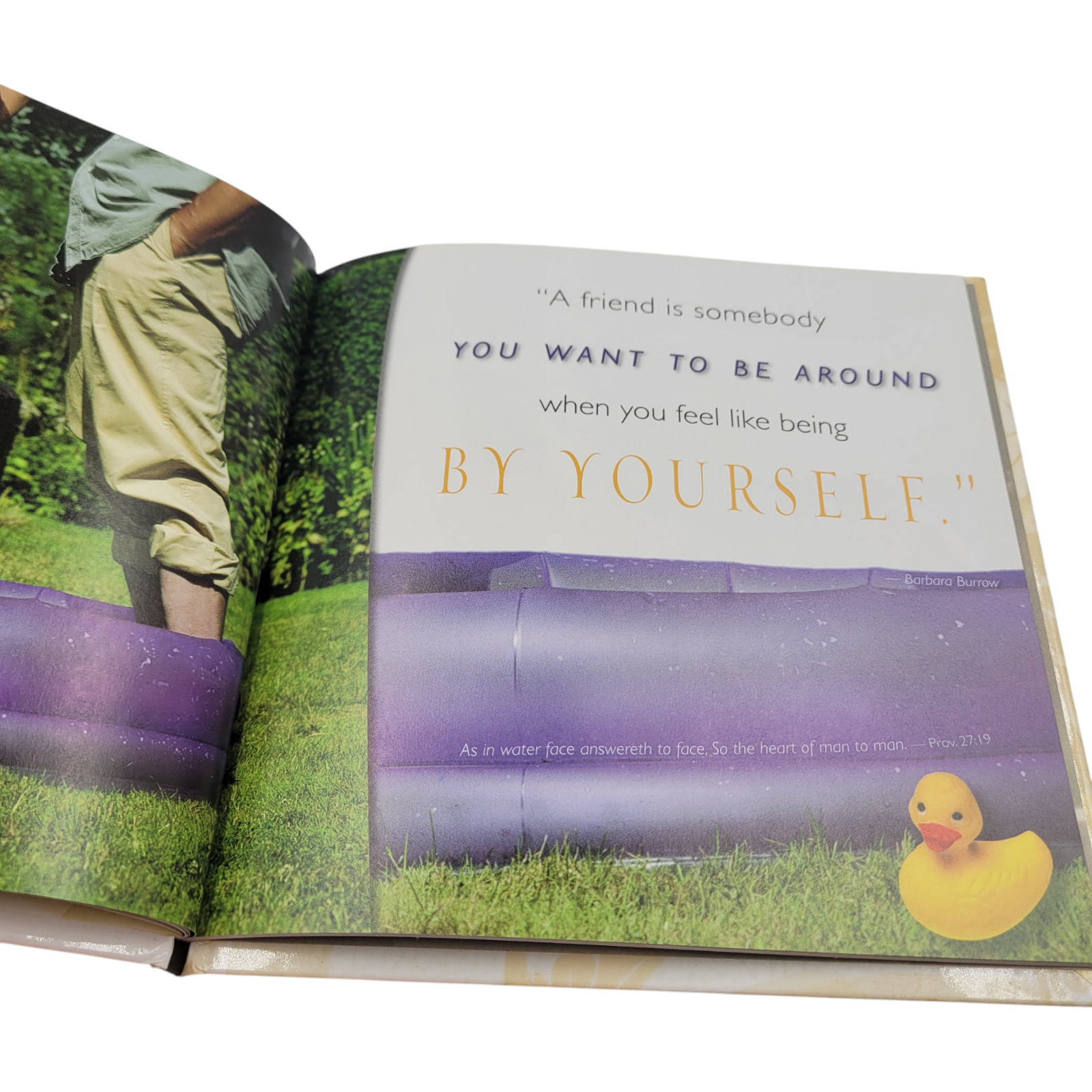 The Joyous Gift of Friendship Hardcover – Inspirational Vintage Book