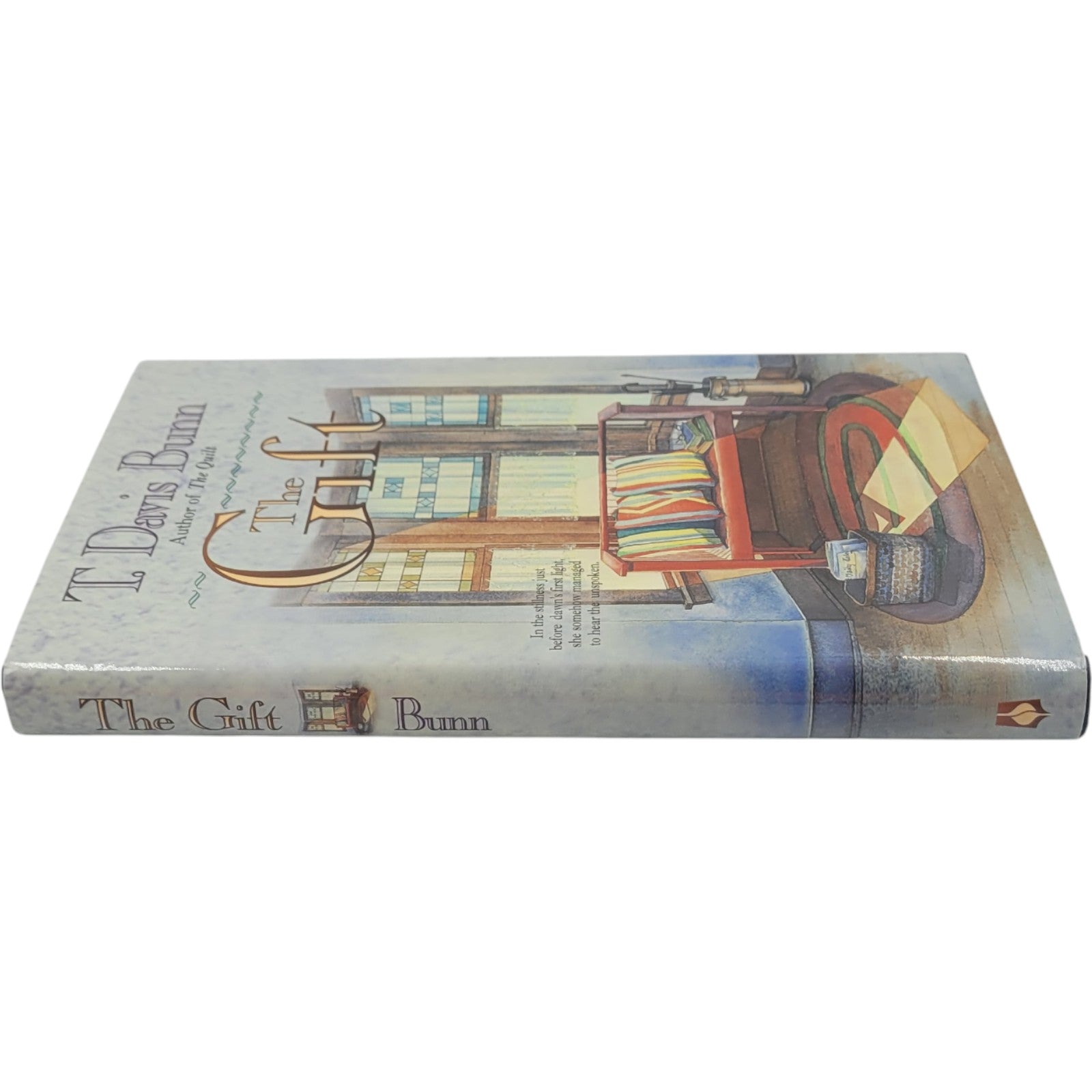 The Gift by T. Davis Bunn – 1994 Hardcover Christian Fiction – Bethany House Vintage