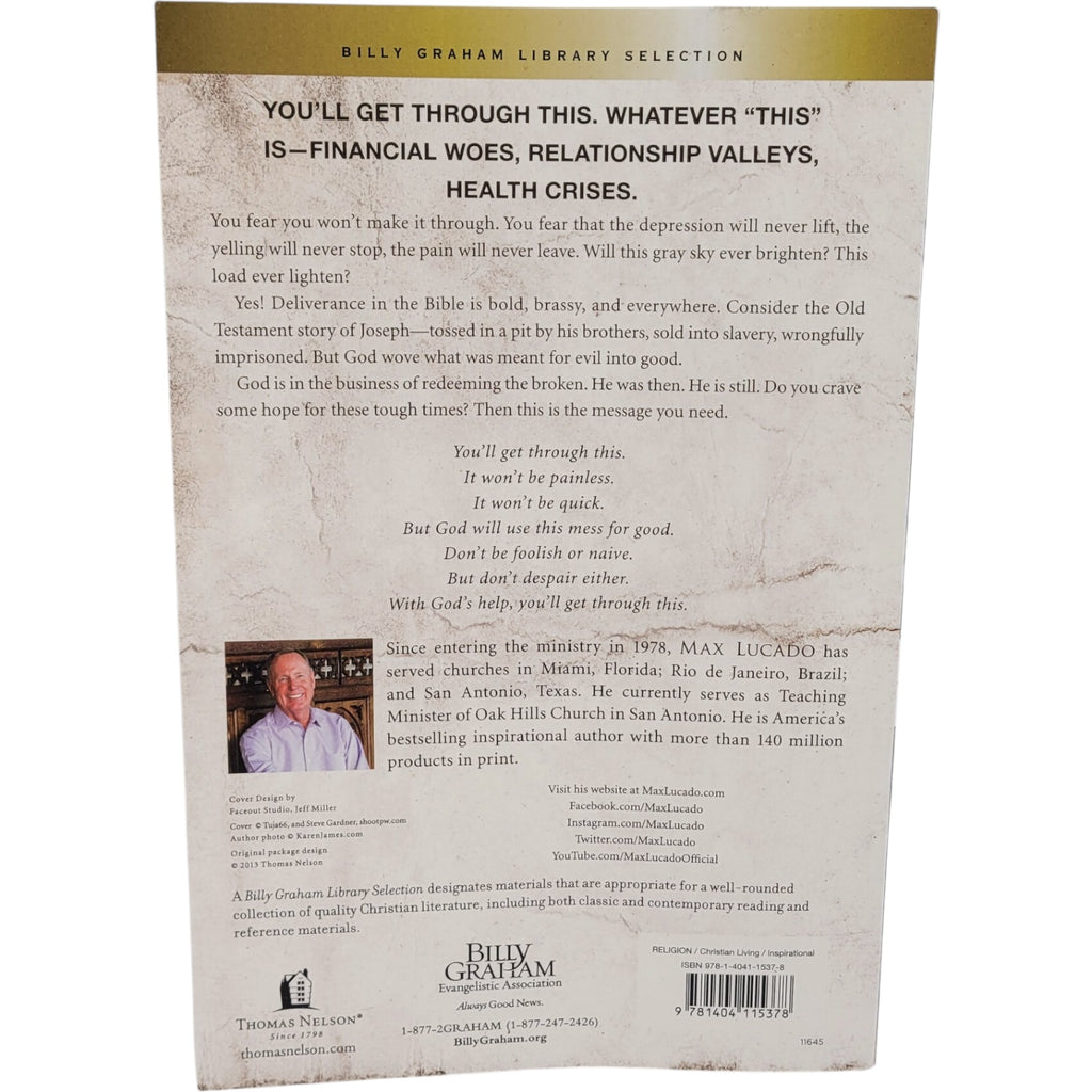 You'll Get Through This by Max Lucado – 2013 Thomas Nelson Paperback