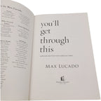 You'll Get Through This by Max Lucado – 2013 Thomas Nelson Paperback