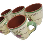 Apple Orchard Collection™ Lot of 6 Ceramic Mugs – Home Interiors Vintage Farmhouse