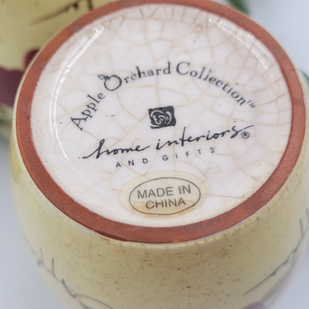 Apple Orchard Collection™ Lot of 6 Ceramic Mugs – Home Interiors Vintage Farmhouse