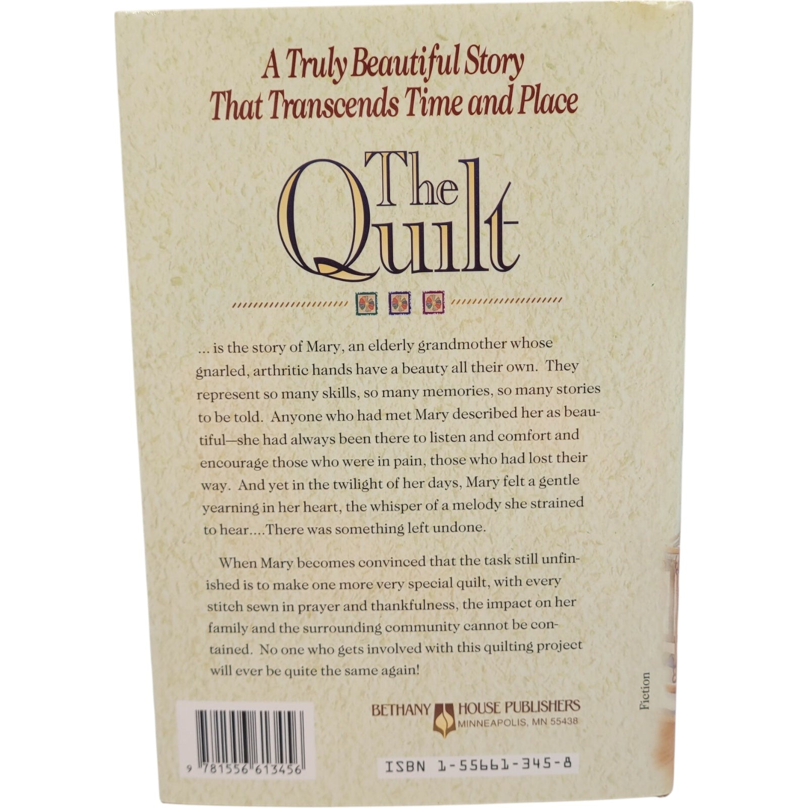 The Quilt by T. Davis Bunn – 1993 Hardback – Bethany House – Christian Fiction