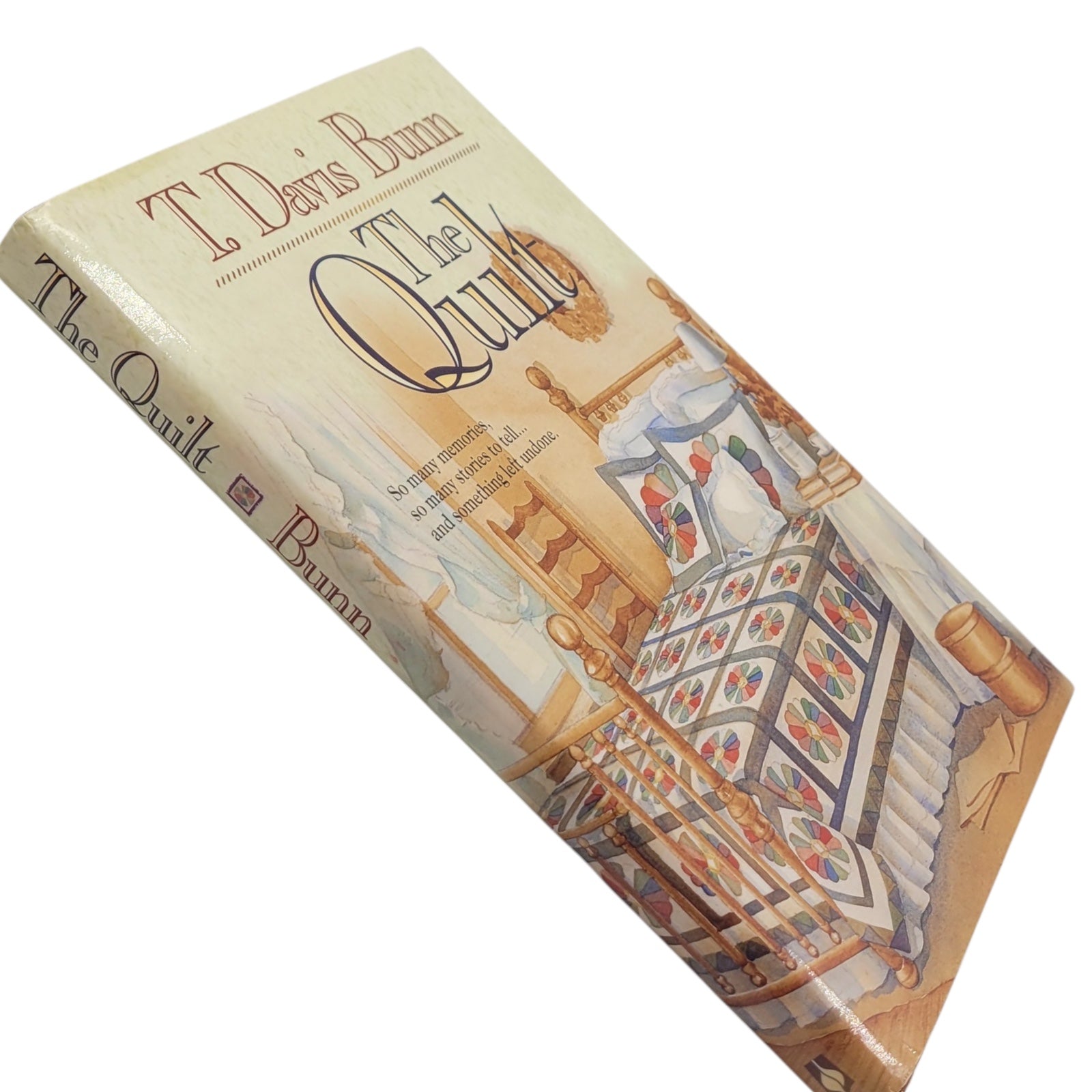 The Quilt by T. Davis Bunn – 1993 Hardback – Bethany House – Christian Fiction