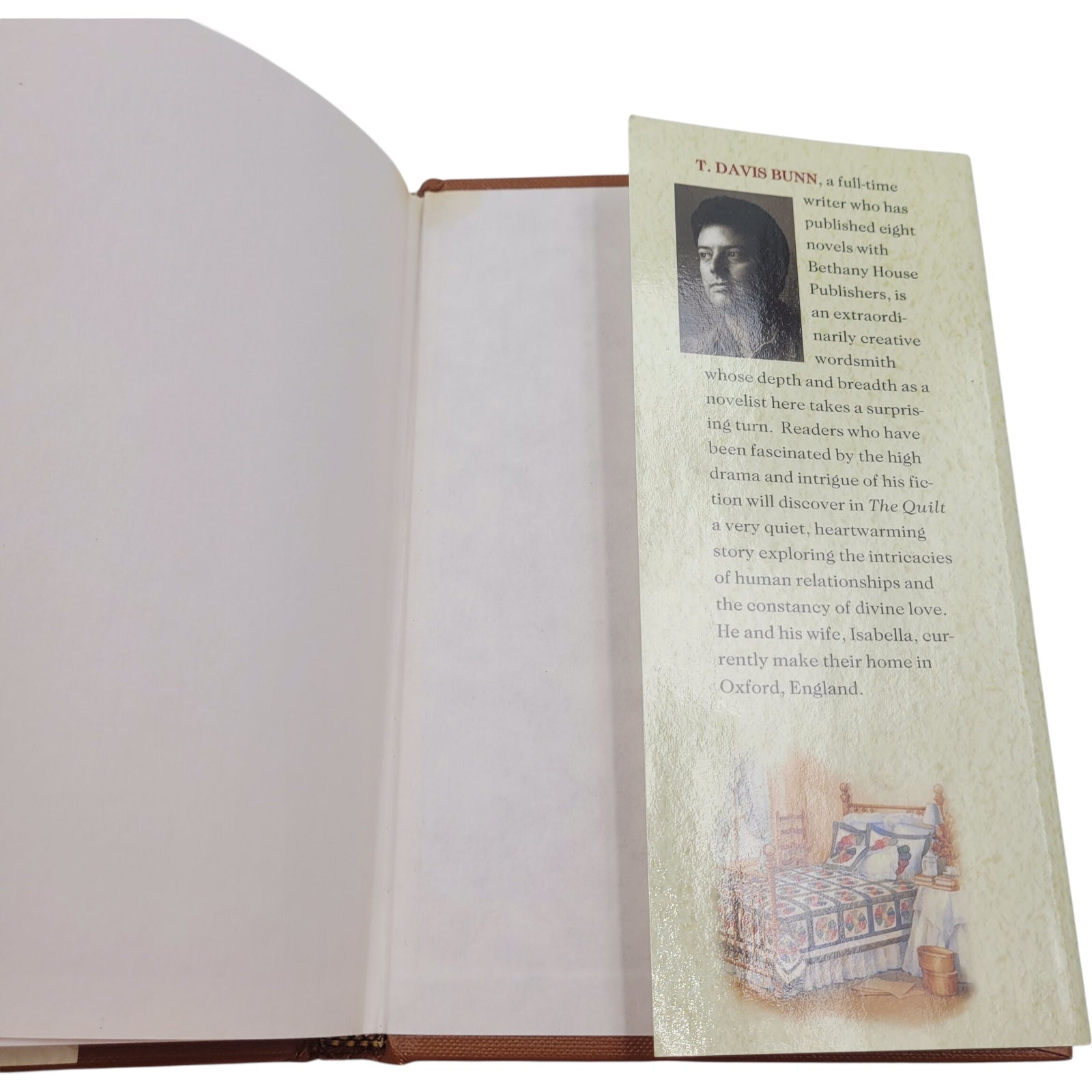 The Quilt by T. Davis Bunn – 1993 Hardback – Bethany House – Christian Fiction
