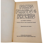 Fakes, Frauds & Phonies by James Cornell – 1973 Vintage Scholastic Illustrated