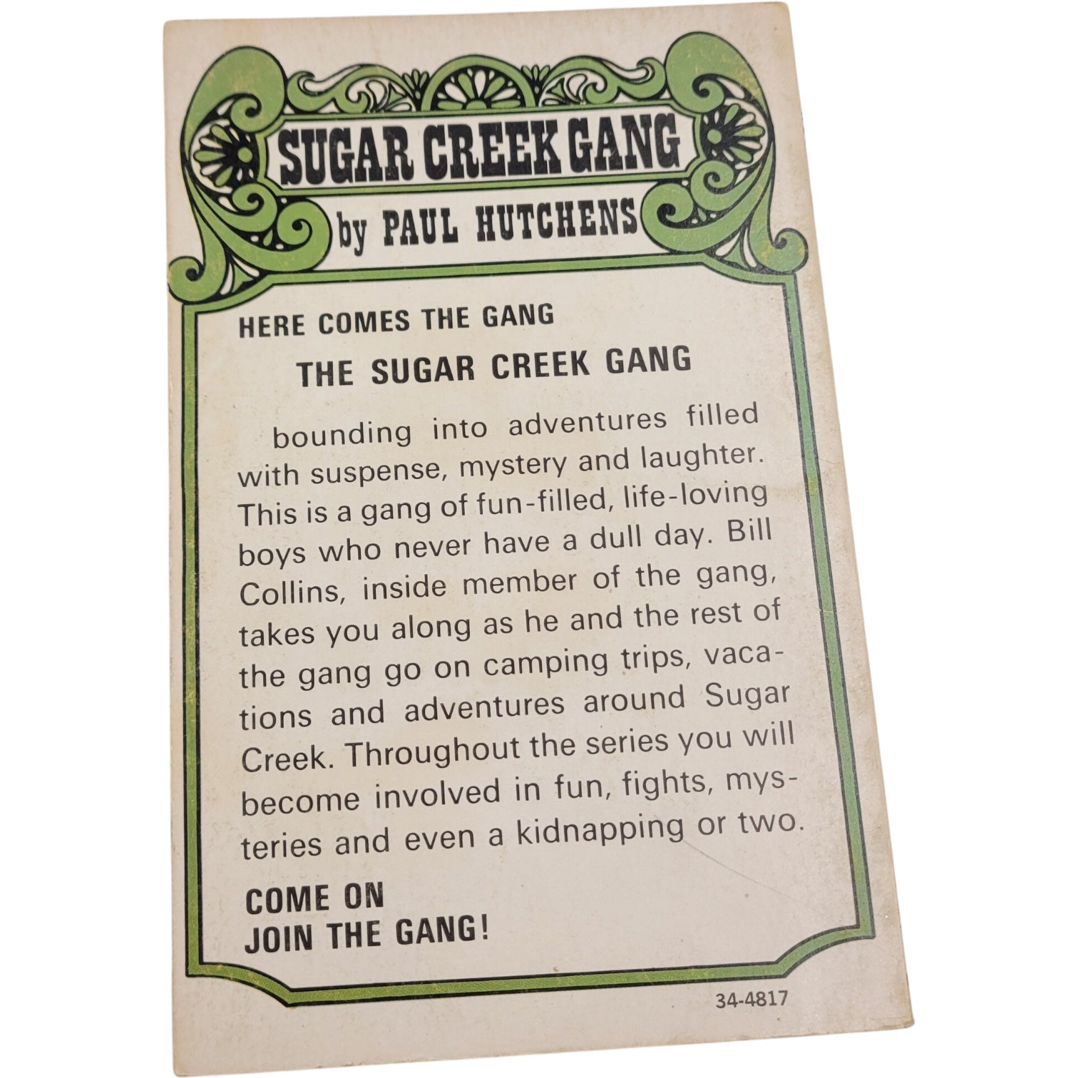 Sugar Creek Gang: Lost in the Blizzard (1965 Moody Press Vintage Paperback)