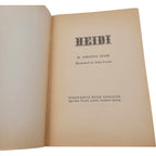 Heidi by Johanna Spyri – 1969 Scholastic Paperback – Illustrated Vintage Classic