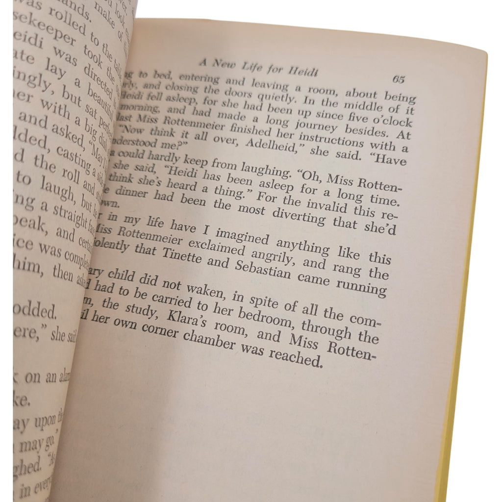 Heidi by Johanna Spyri – 1969 Scholastic Paperback – Illustrated Vintage Classic