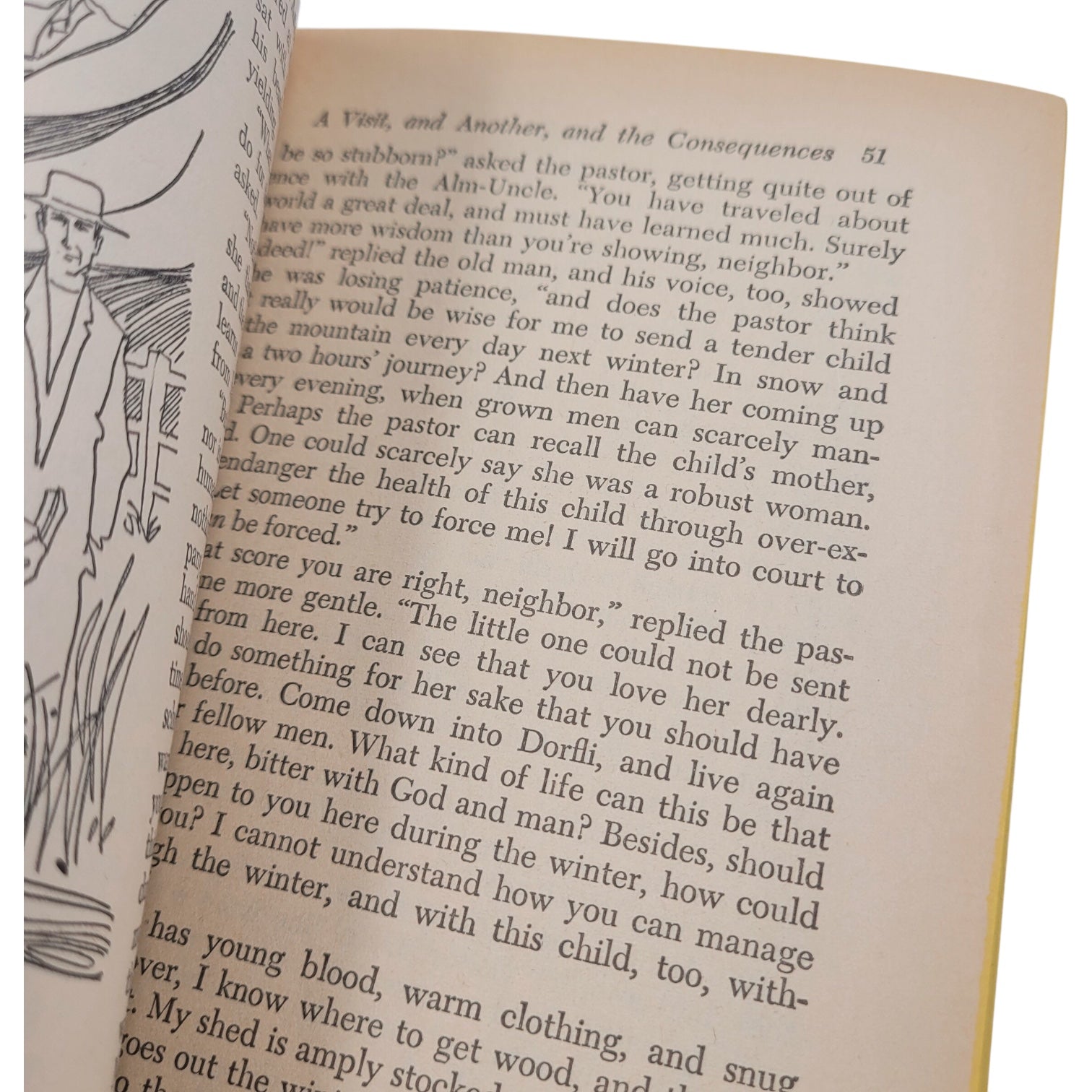 Heidi by Johanna Spyri – 1969 Scholastic Paperback – Illustrated Vintage Classic