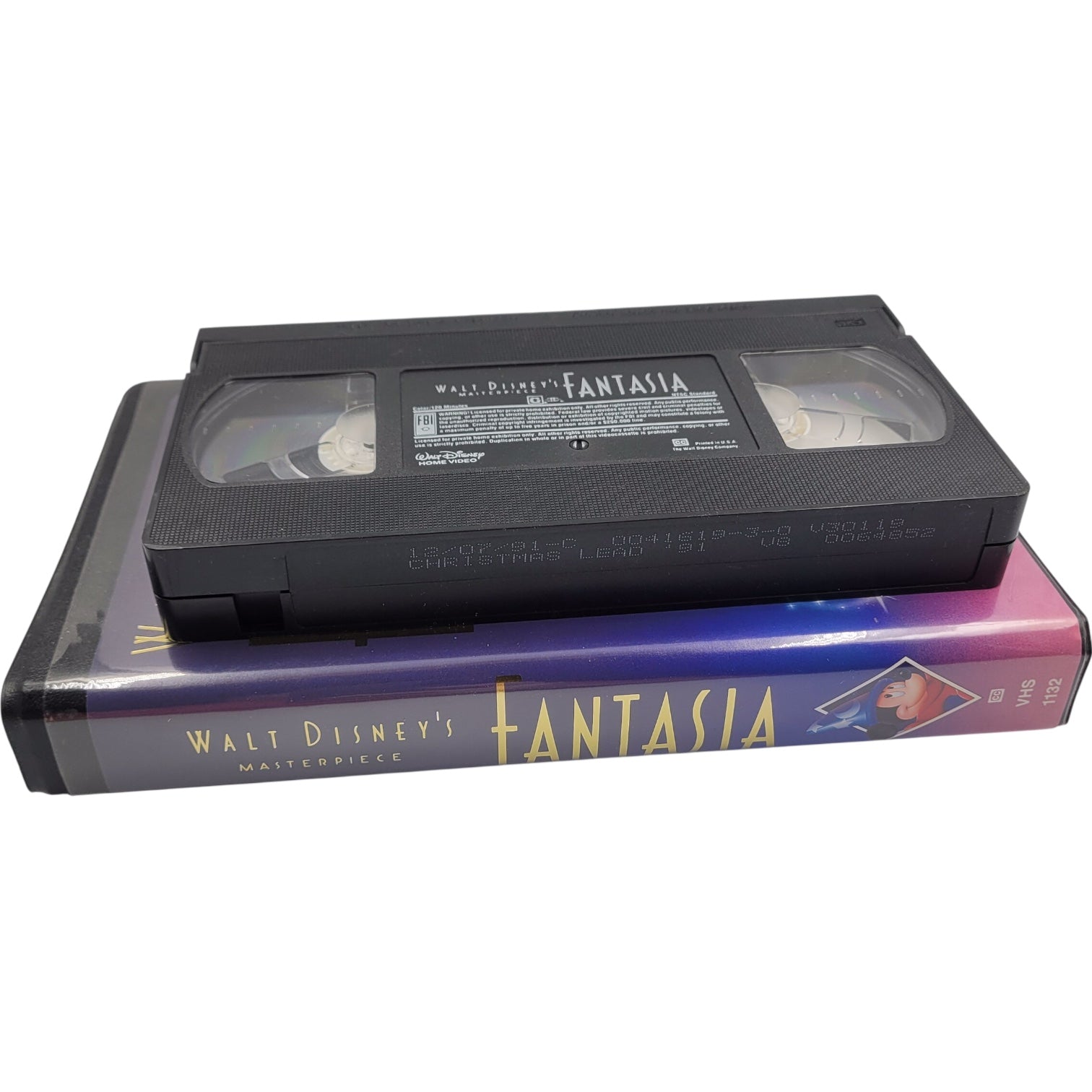 Walt Disney’s Masterpiece Fantasia VHS with Original Inserts and Receipt