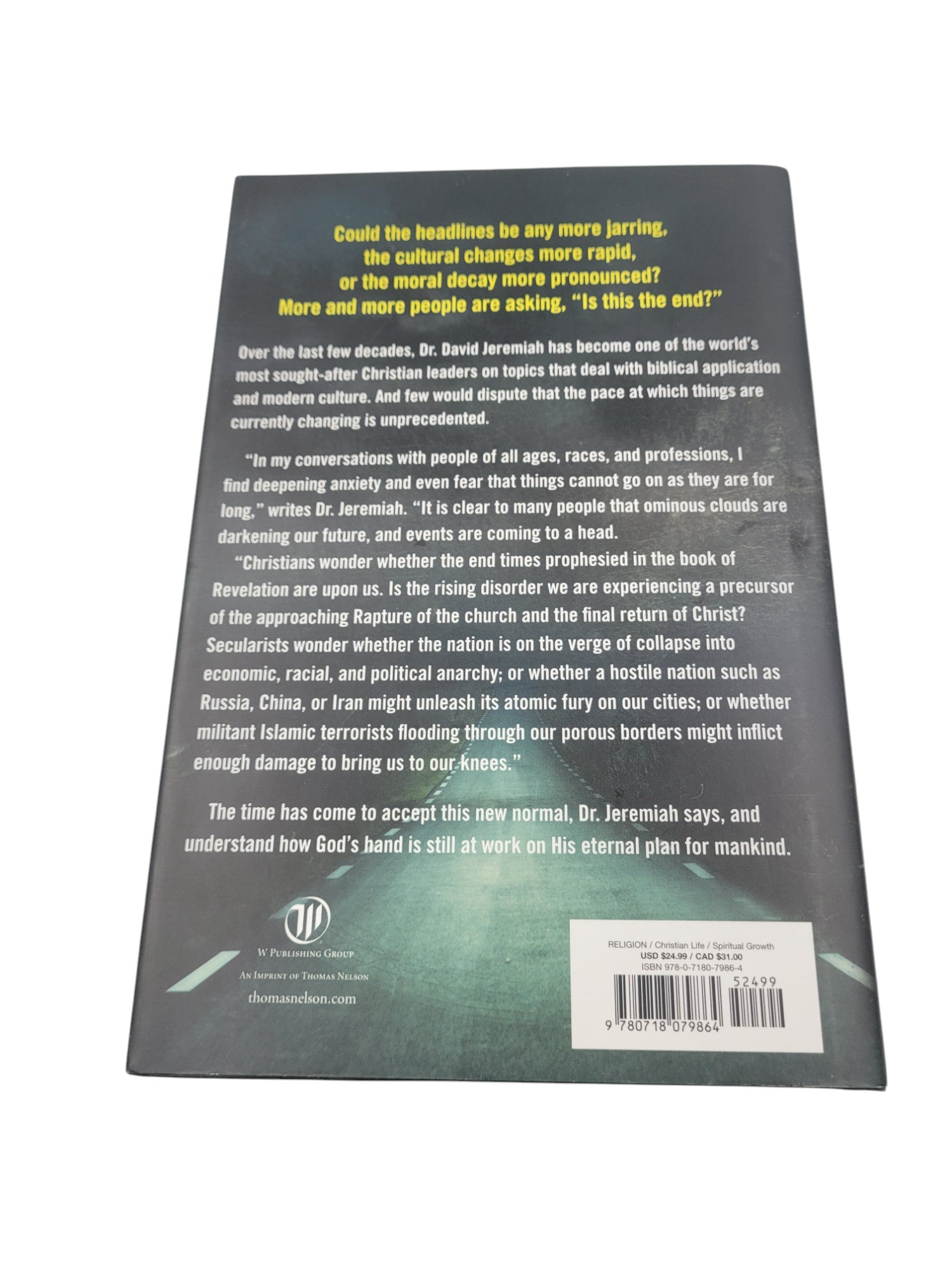Is This The End? Signed First Edition by Dr. David Jeremiah (2018, HC)