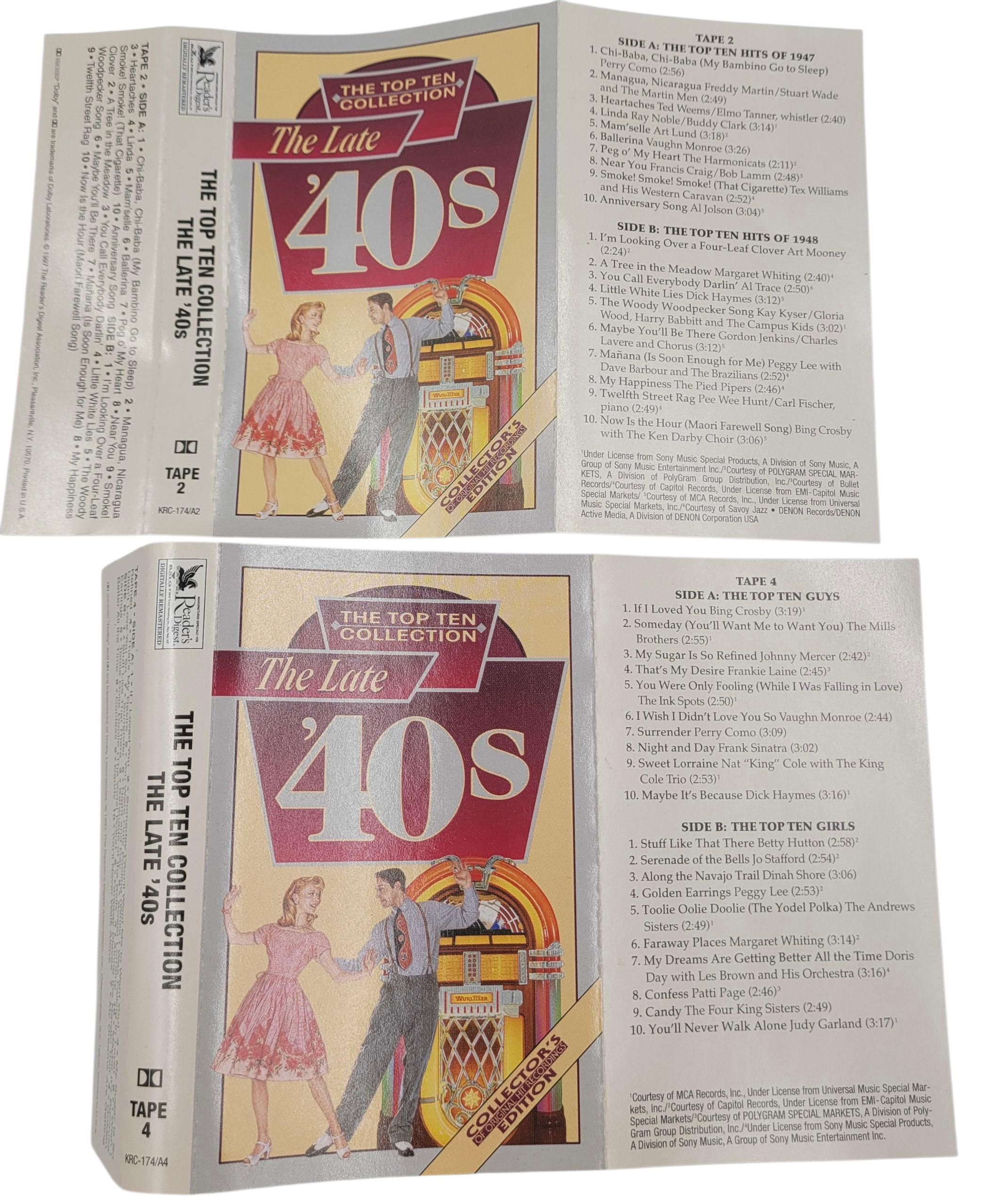 The Top Ten Collection: The Late '40s – Reader's Digest Music (Cassette Set)