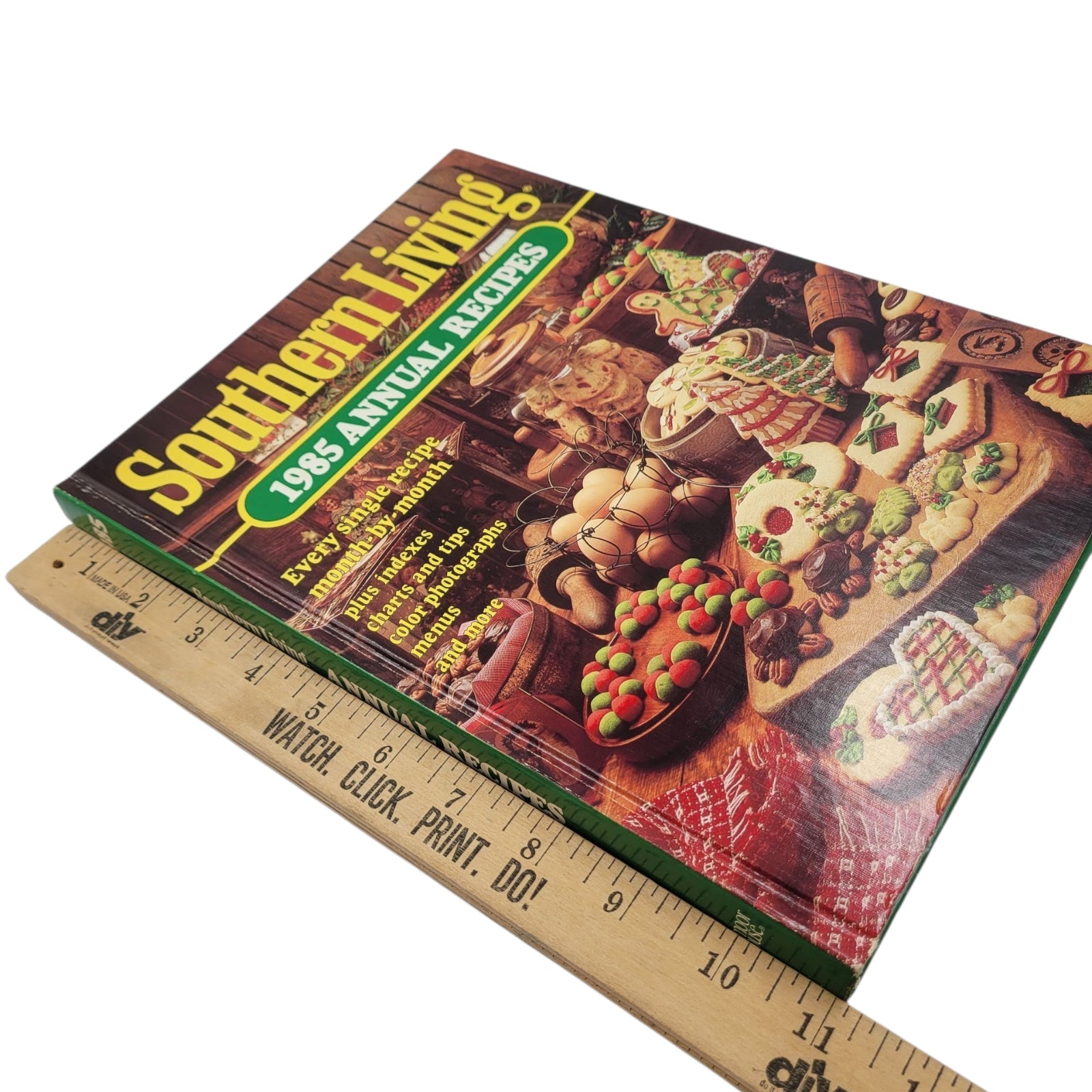 Southern Living 1985 Annual Recipes – Vintage Hardcover Cookbook with Holiday Baking & Southern Favorites