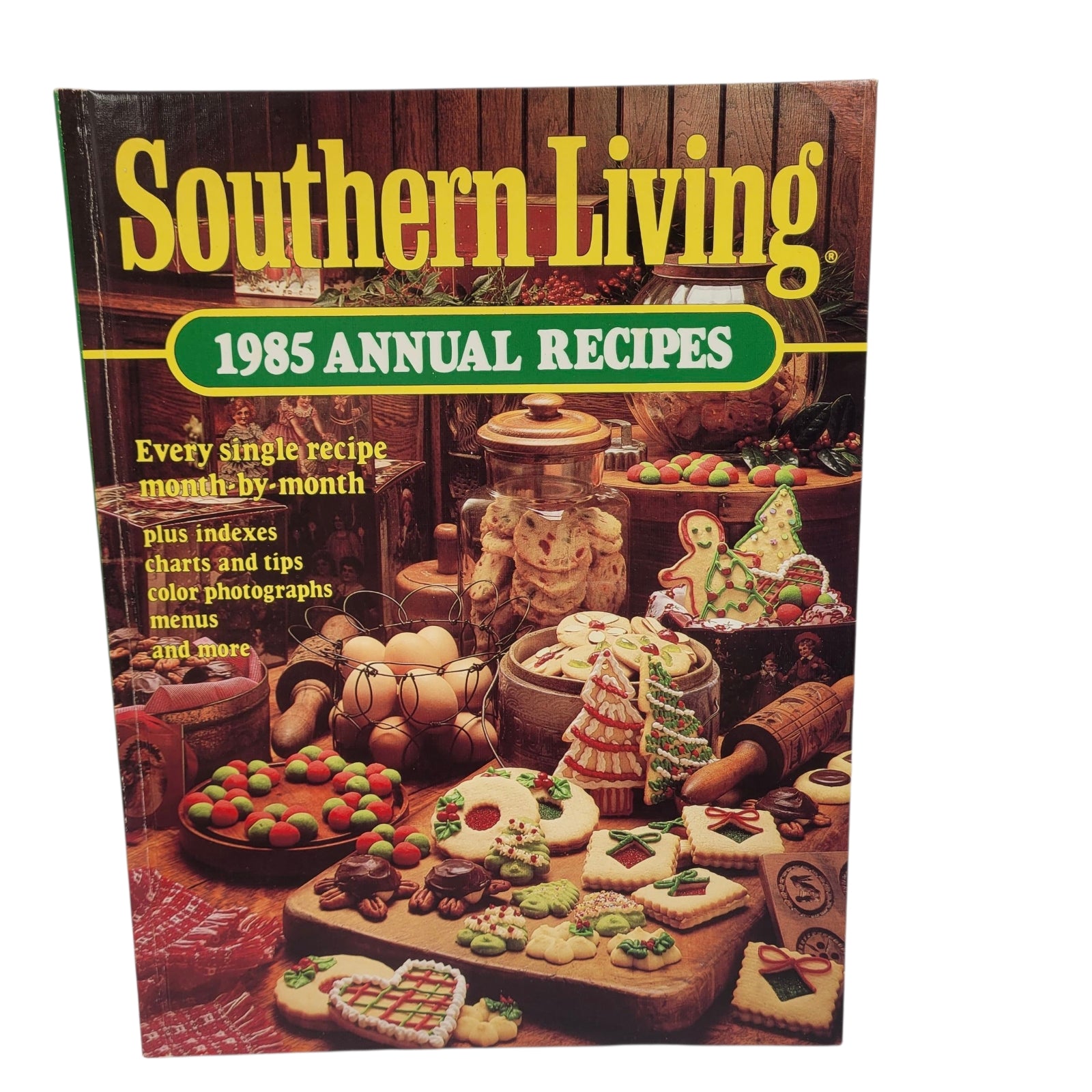 Southern Living 1985 Annual Recipes – Vintage Hardcover Cookbook with Holiday Baking & Southern Favorites
