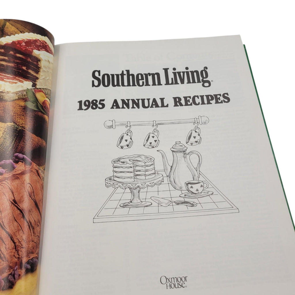 Southern Living 1985 Annual Recipes – Vintage Hardcover Cookbook with Holiday Baking & Southern Favorites