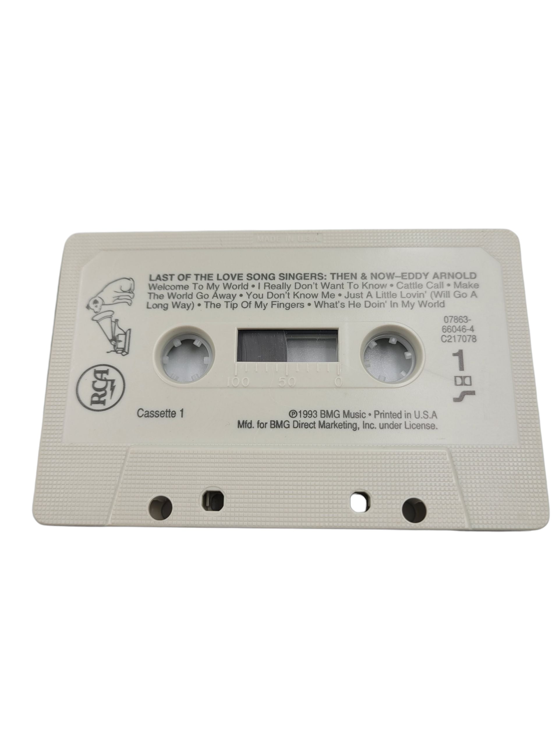 Eddy Arnold – Last of the Love Song Singers: Then & Now (Lot of 2 Vintage Cassette Tapes)