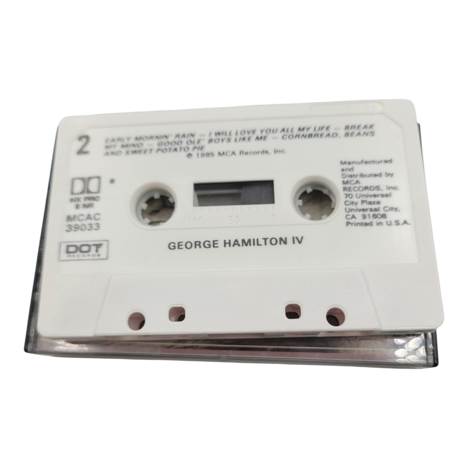 George Hamilton IV – Vintage Country Cassette Tape (MCAC-39033, DOT Records)